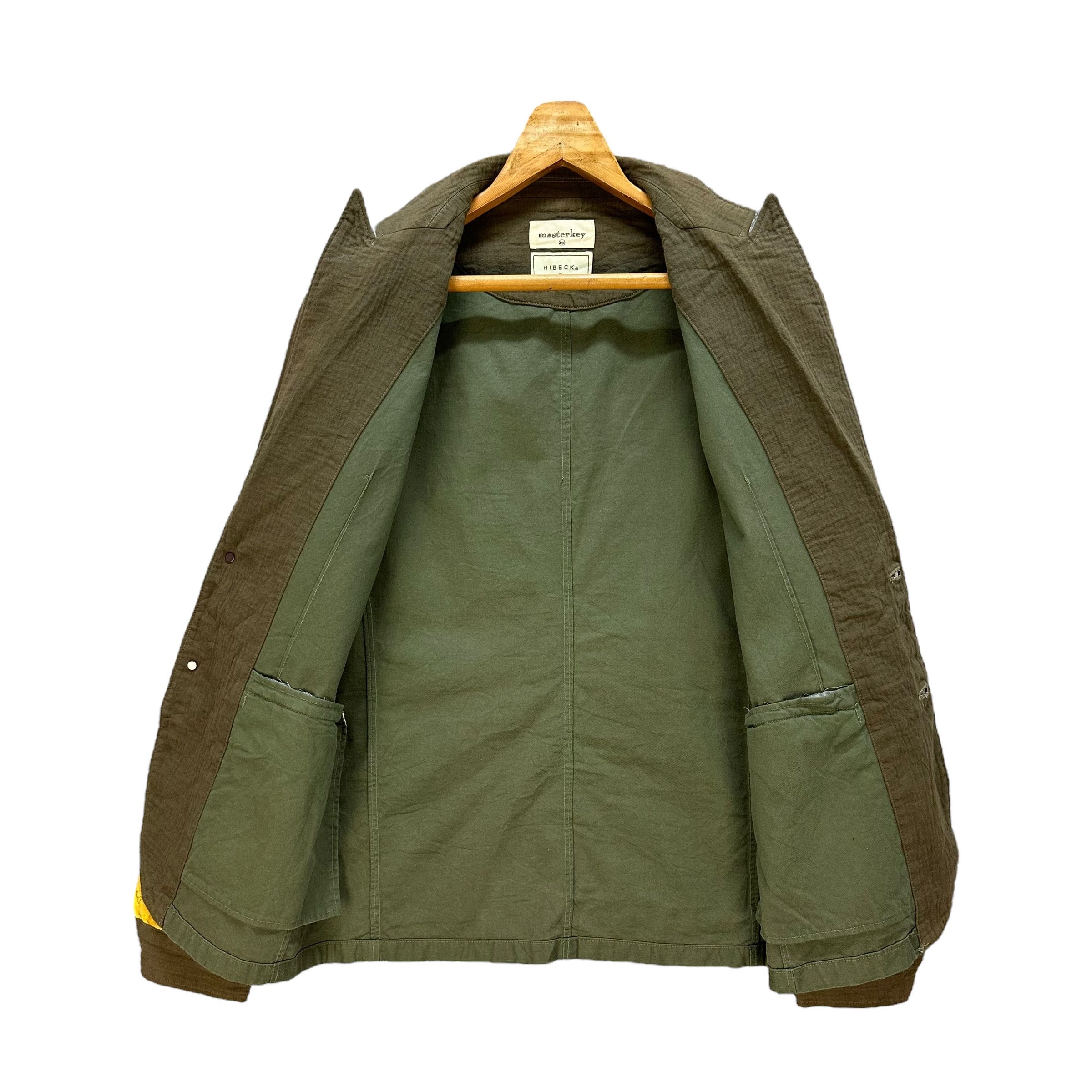 Japanese Brand MASTERKEY X HIBECK Nice Design Casual Jacket #80-1445 Size US S / EU 44-46 / 1 - 7 Thumbnail
