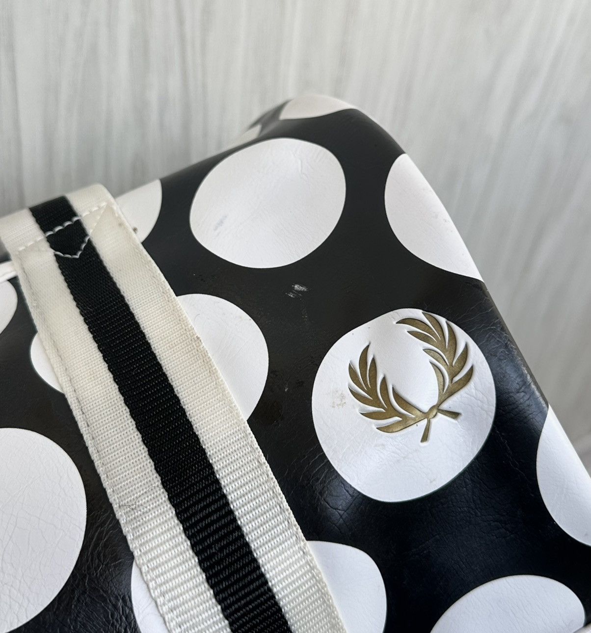 Fred Perry Fred Perry Duffle Bag Polka Dot Gym Travel Shoulder Bag Size ONE SIZE - 19 Thumbnail