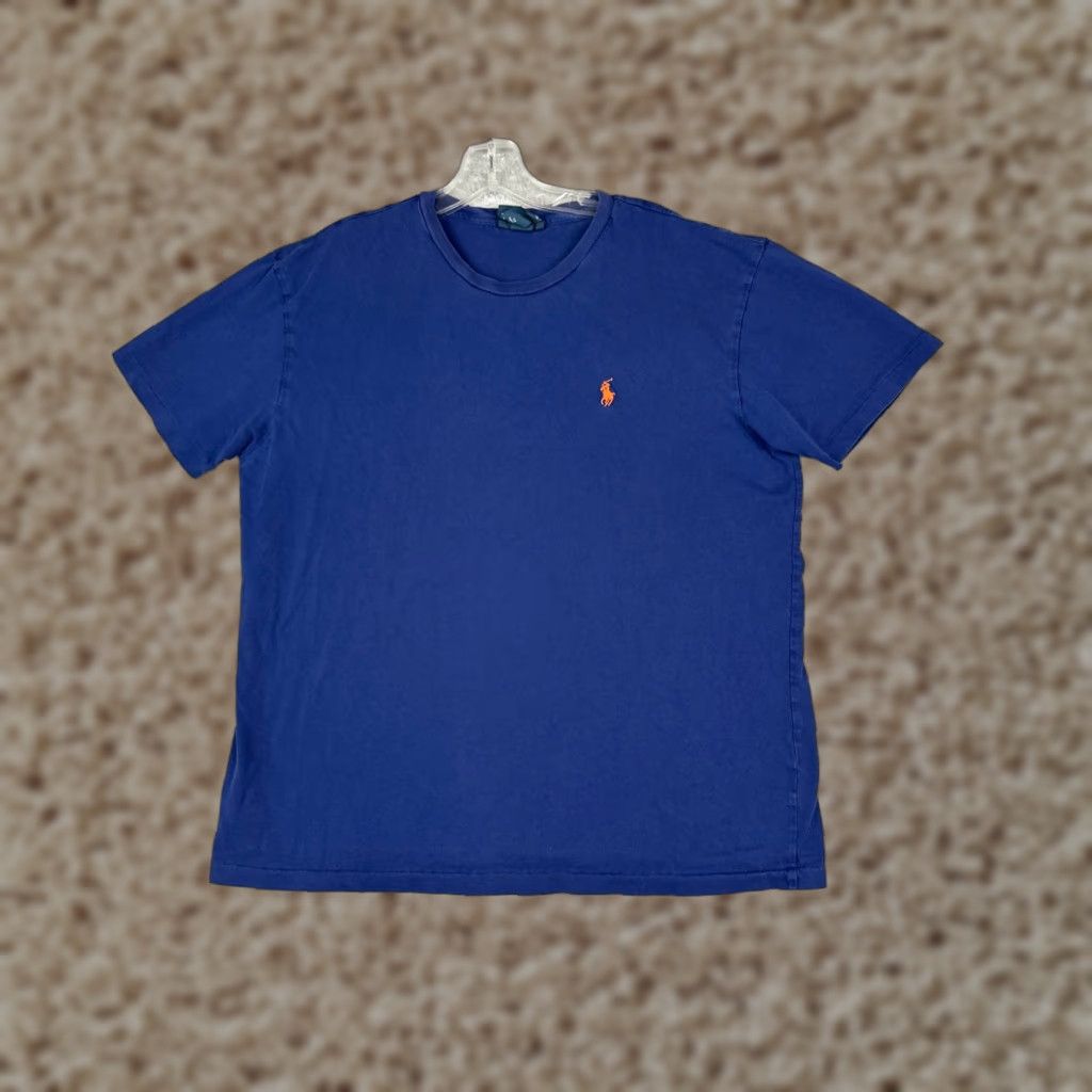 Ralph Lauren Polo Ralph Lauren Shirt Men Medium Blue 100% Cotton Crew Neck Short Sleeve Size US M / EU 48-50 / 2 - 1 Thumbnail
