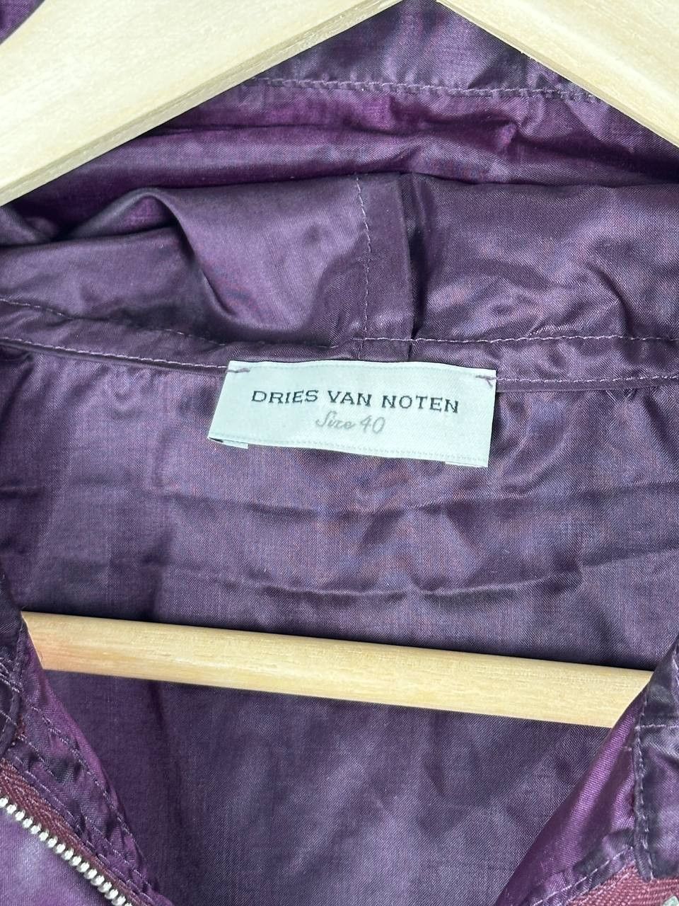 Dries Van Noten Dries Van Noten Purple Nylon Shiny Anorac Jacket Size M / US 6-8 / IT 42-44 - 9 Thumbnail