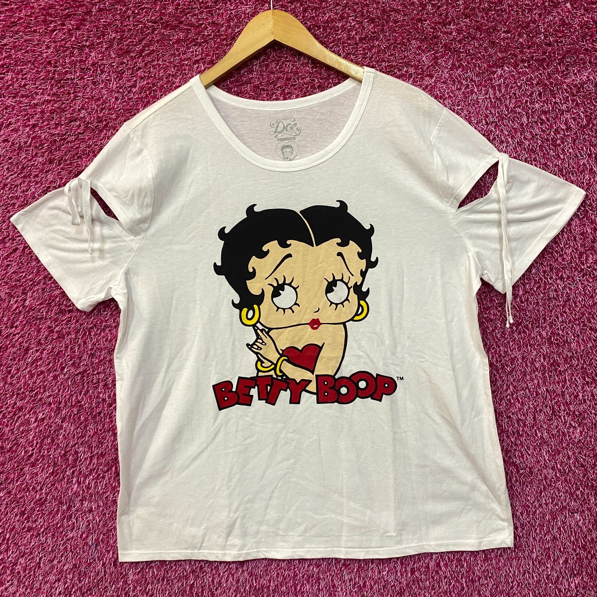 Other Betty Boop Tie Sleeves T-Shirt 2XL Size XXL / US 16-18 / IT 52-54 - 3 Thumbnail
