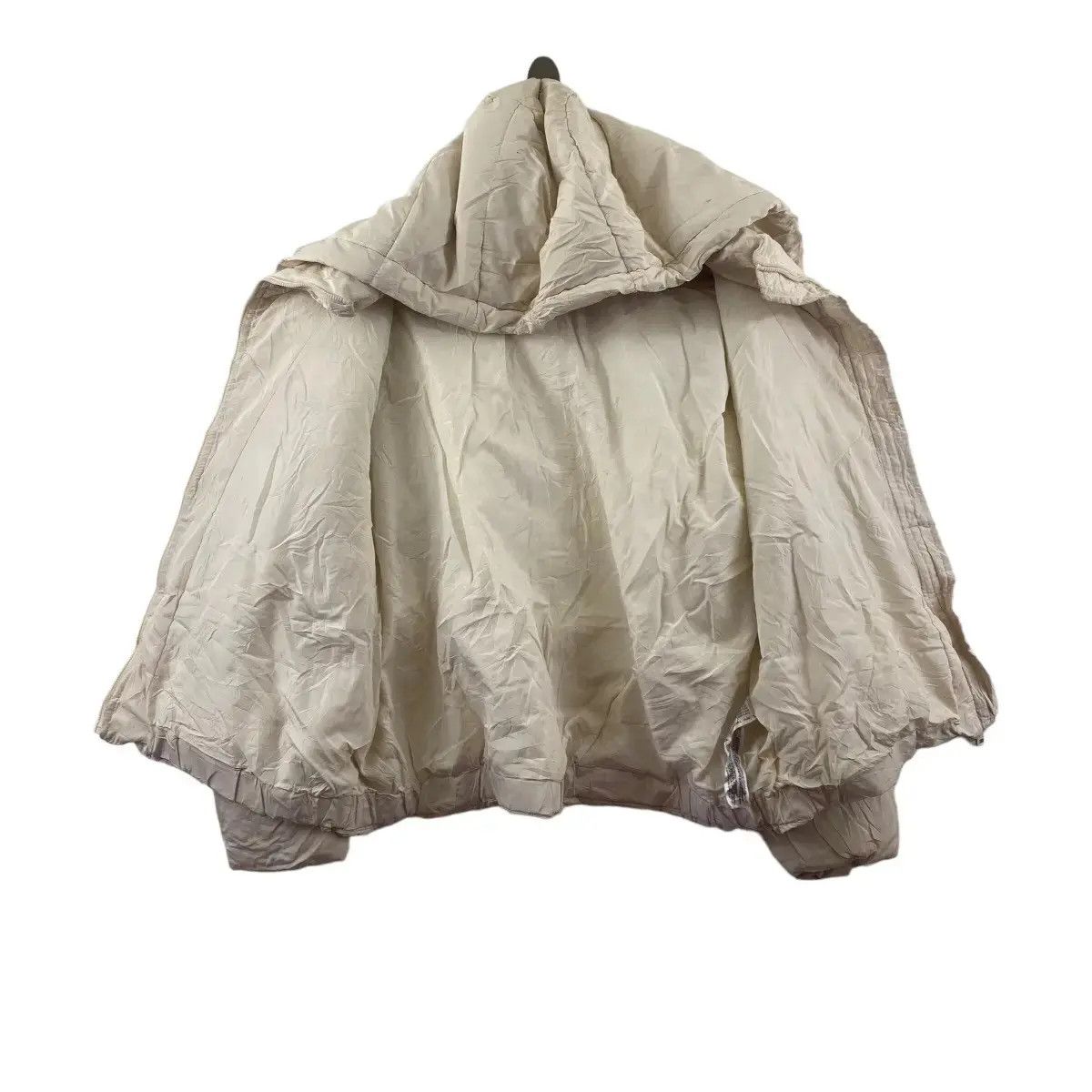 Zara ZARA COLLECTION Beige Puffer Down Jacket Hoodie Windbreaker Size L / US 10 / IT 46 - 8 Thumbnail