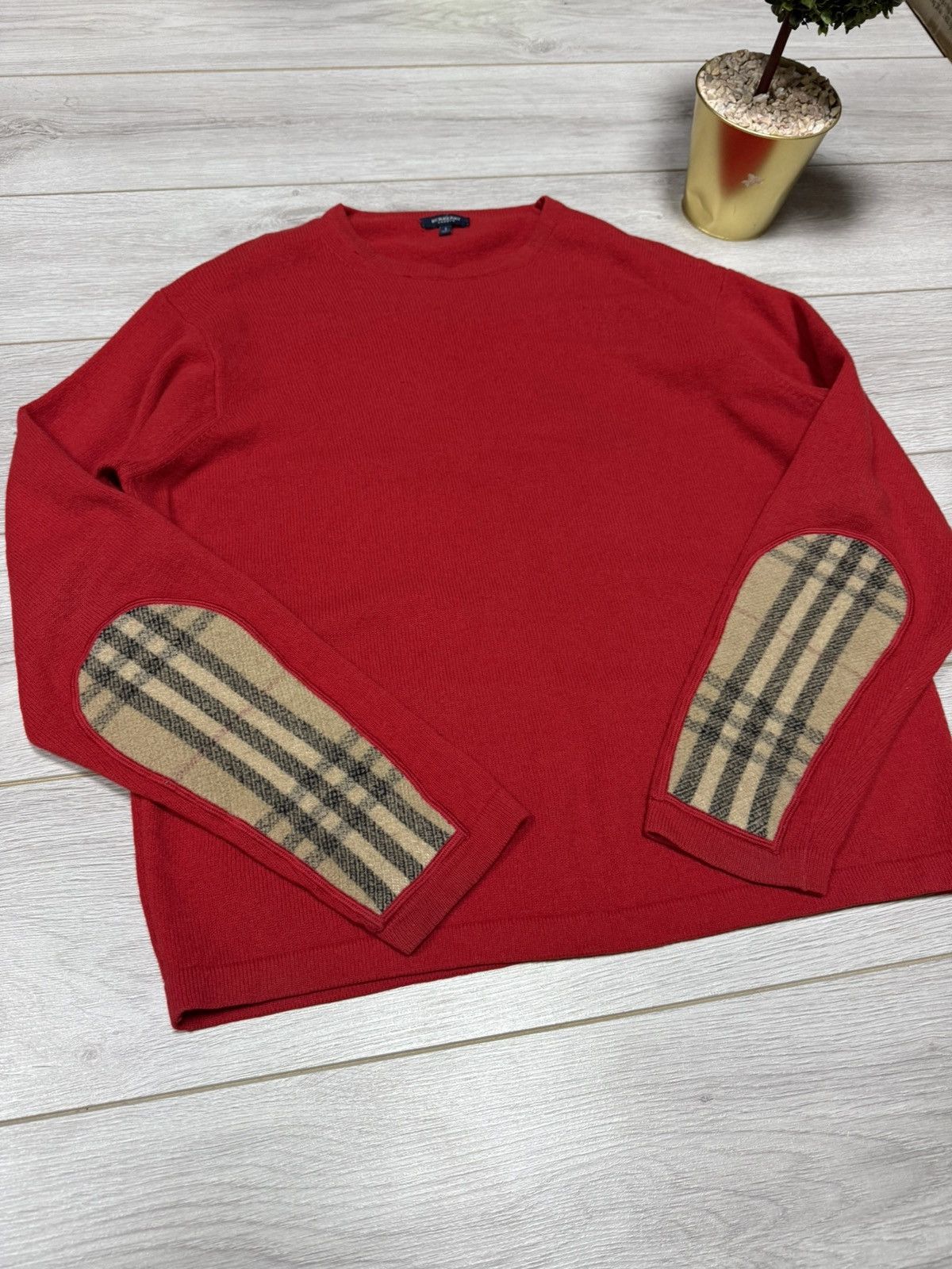 Burberry Burberry nova check wool sweater Size US L / EU 52-54 / 3 - 4 Thumbnail