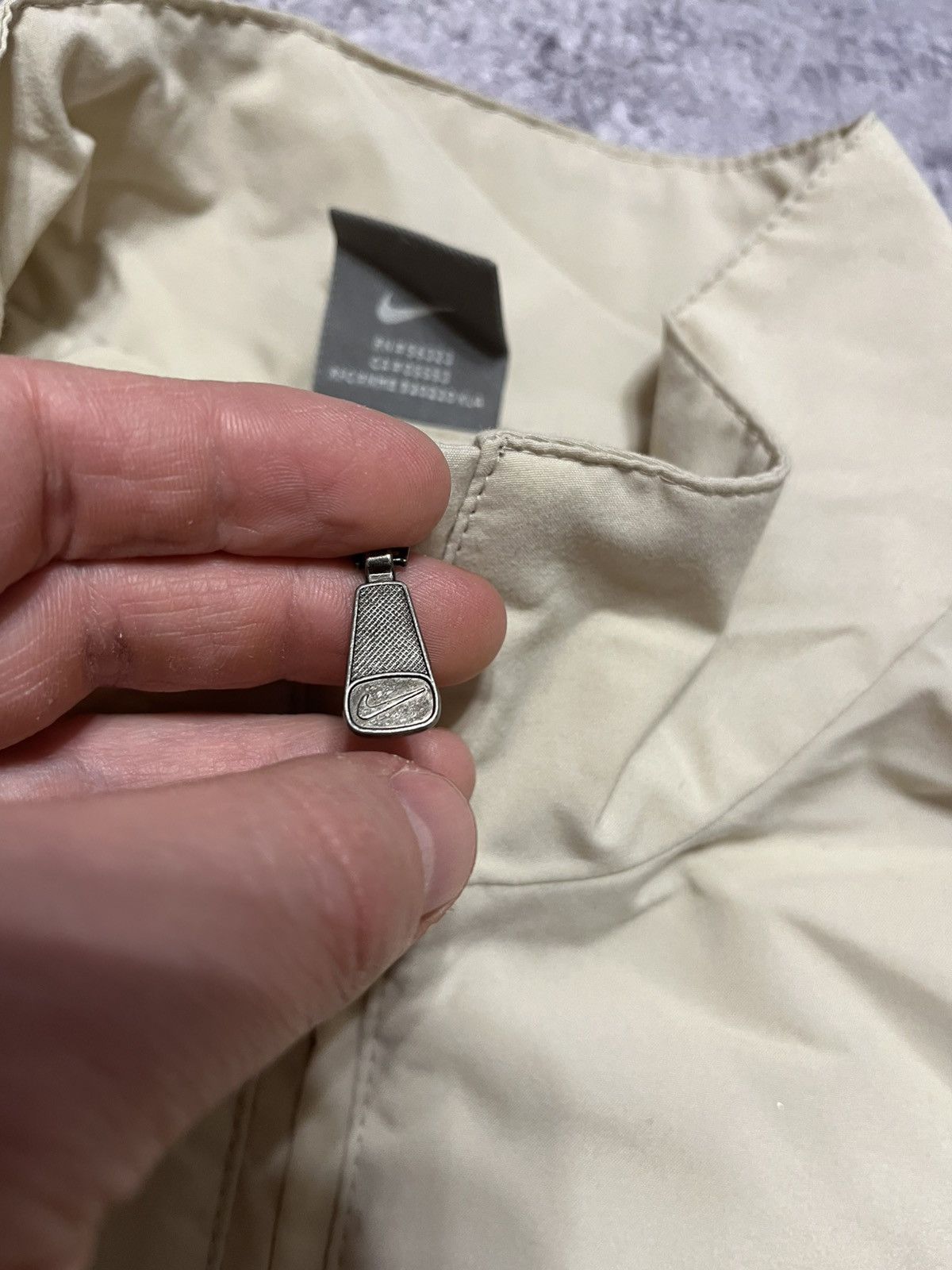 Nike Vintage Nike beige jacket Size US XL / EU 56 / 4 - 5 Thumbnail