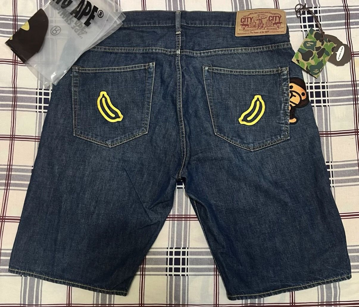 Bape BAPE Baby Milo denim shorts Size US 38 / EU 54 - 8 Thumbnail
