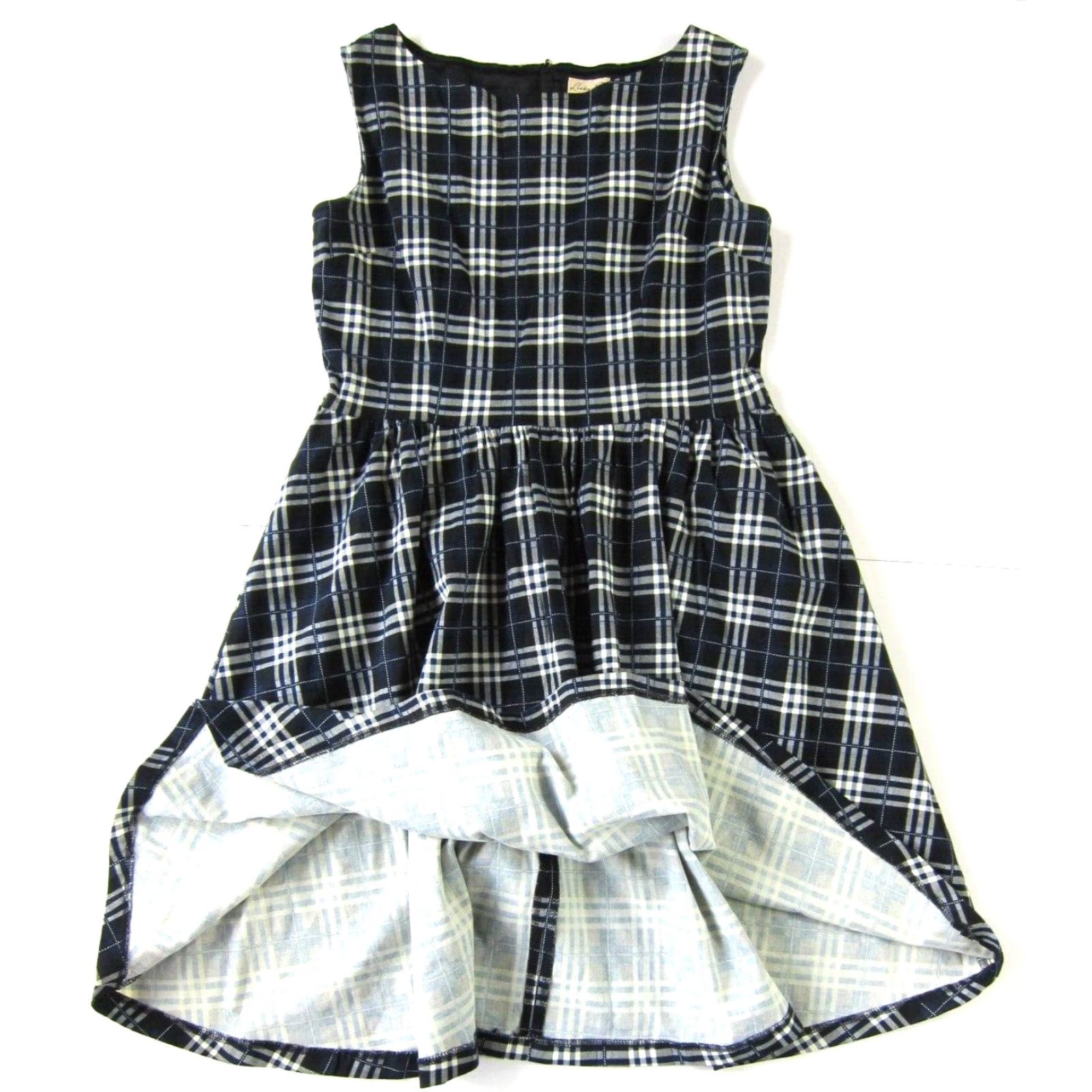 Vintage Lindy Bop Blue Black Plaid Tartan Retro Vintage Style Festive Sheath Dress XL Size XL / US 12-14 / IT 48-50 - 6 Thumbnail