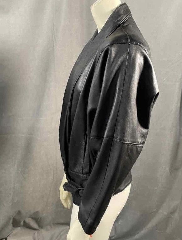Vintage Leather jacket vintage Size S / US 4 / IT 40 - 4 Thumbnail