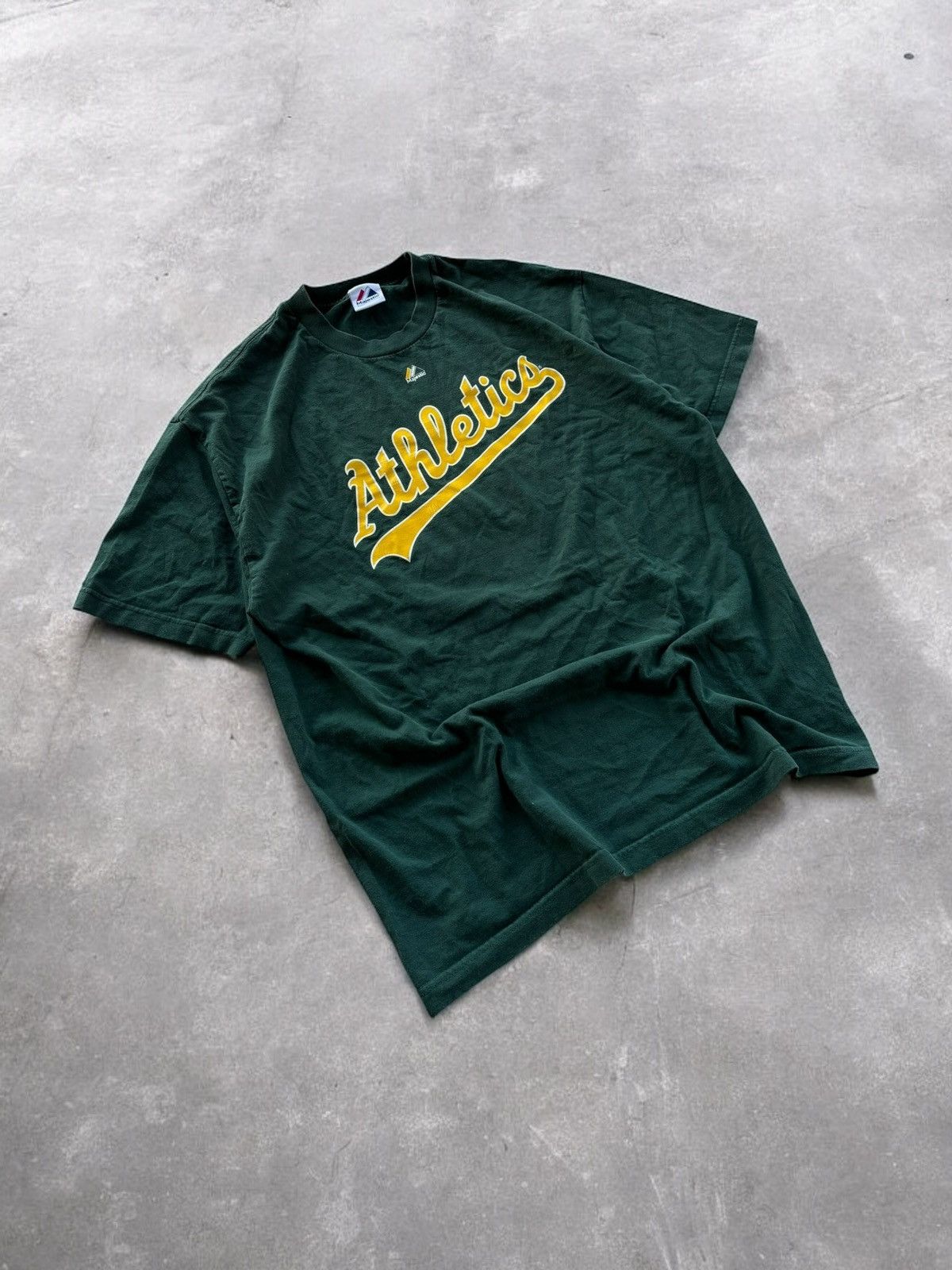 MLB × Vintage Vintage Oakland Athletics T-shirt MLB made in USA Size US XL / EU 56 / 4 - 2 Thumbnail