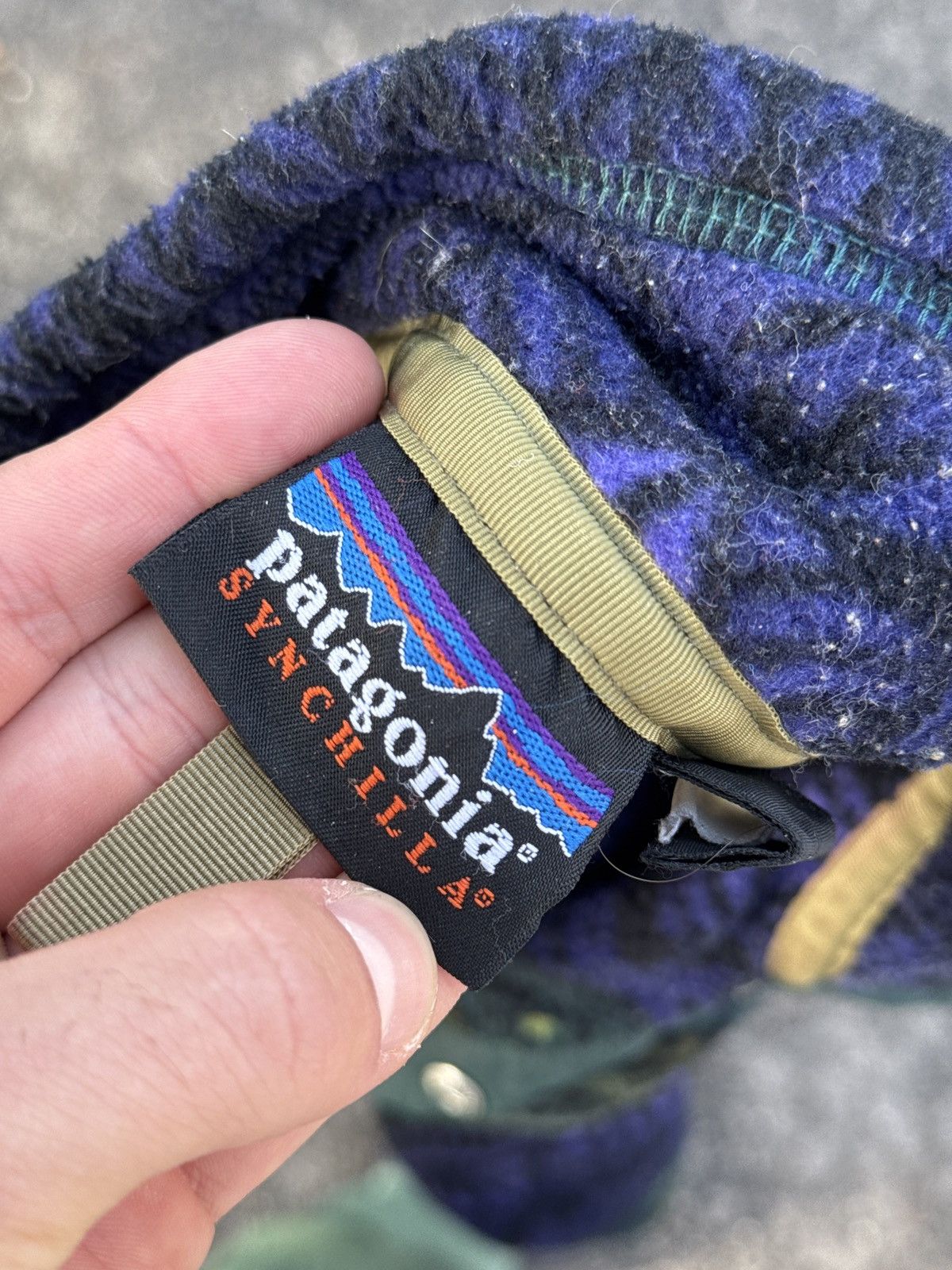 Patagonia Aztec Synchilla Rare Patagonia Fleece logo 90s snap back Size US L / EU 52-54 / 3 - 2 Thumbnail
