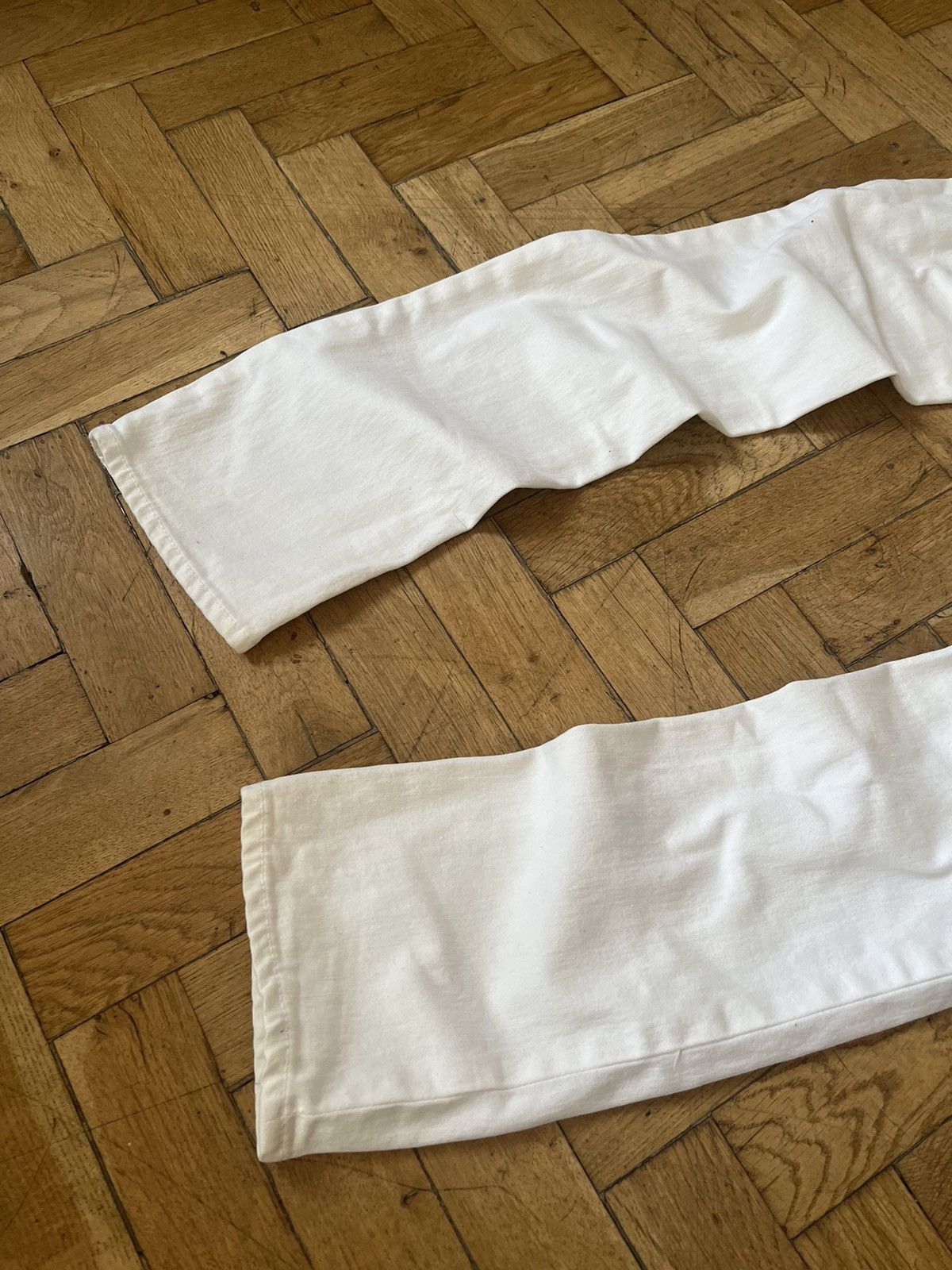 Acne Studios × Vintage Vintage Acne Studios White Denim Jeans Size 27/32 Y2K USA Size 32" / US 10 / IT 46 - 10 Thumbnail