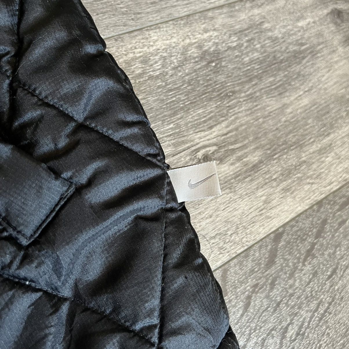 Nike Vintage 2000s Nike Quilted Puffer Down Zip Up Hooded Jacket Size US L / EU 52-54 / 3 - 8 Thumbnail