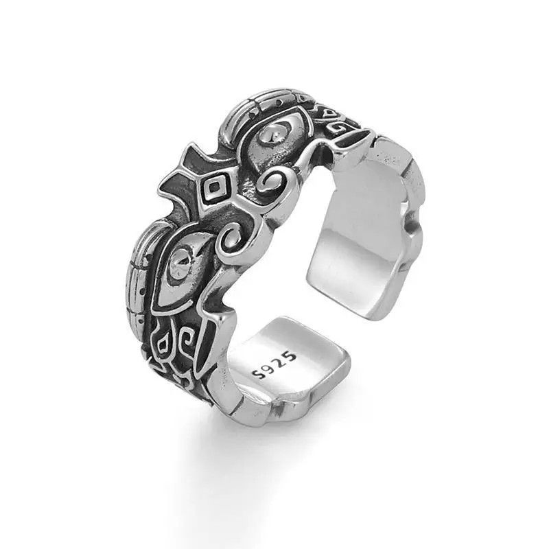 Japanese Brand × Jewelry × Vintage Taotie Divine Beast Ring Size ONE SIZE - 2 Thumbnail