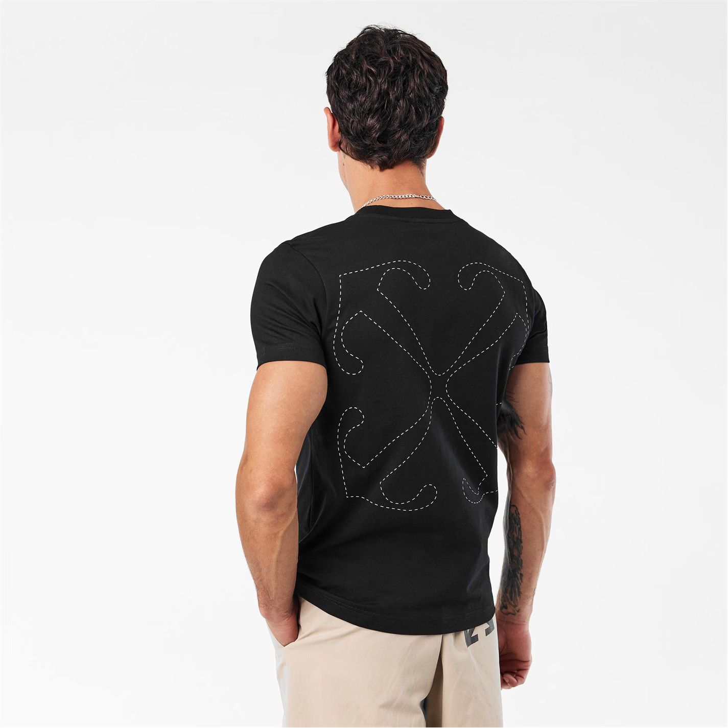 o1g2r1mq0226 Crew Neck T-Shirt In Black