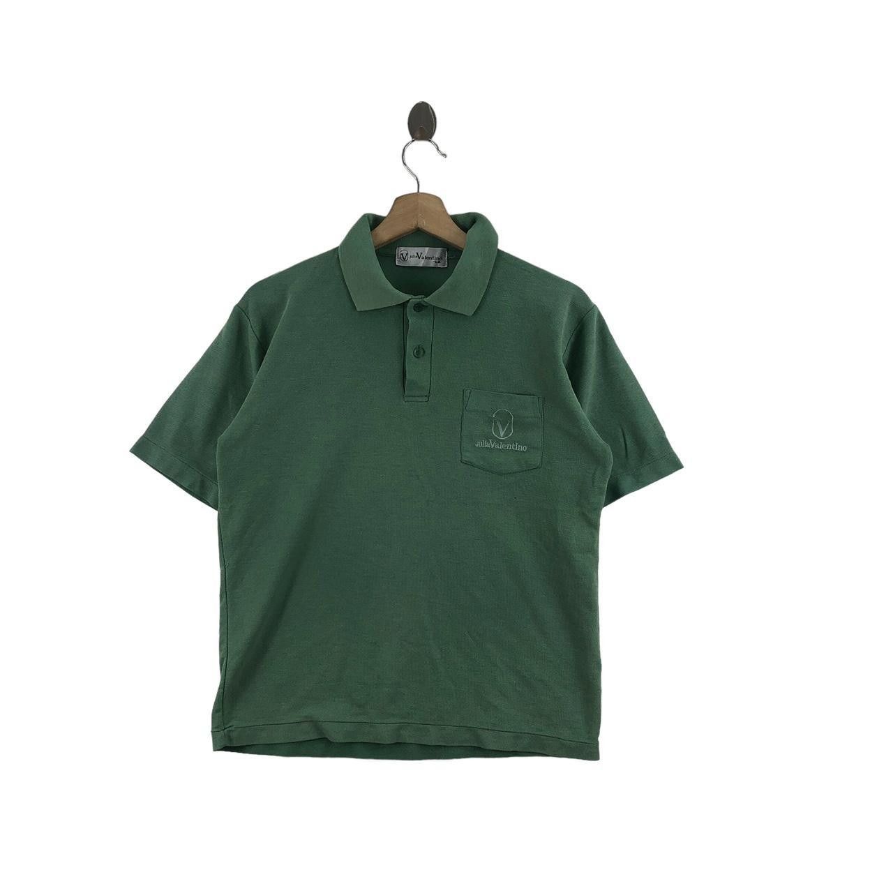 Vintage Vintage JULIA VALENTINO ITALY Embroidered Polo Tee Shirt Size L / US 10 / IT 46 - 1 Thumbnail