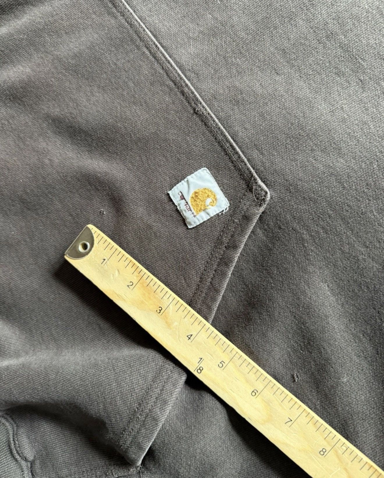 Carhartt Carhartt Hoodie Brown Sz L *Distressed Size US L / EU 52-54 / 3 - 5 Thumbnail