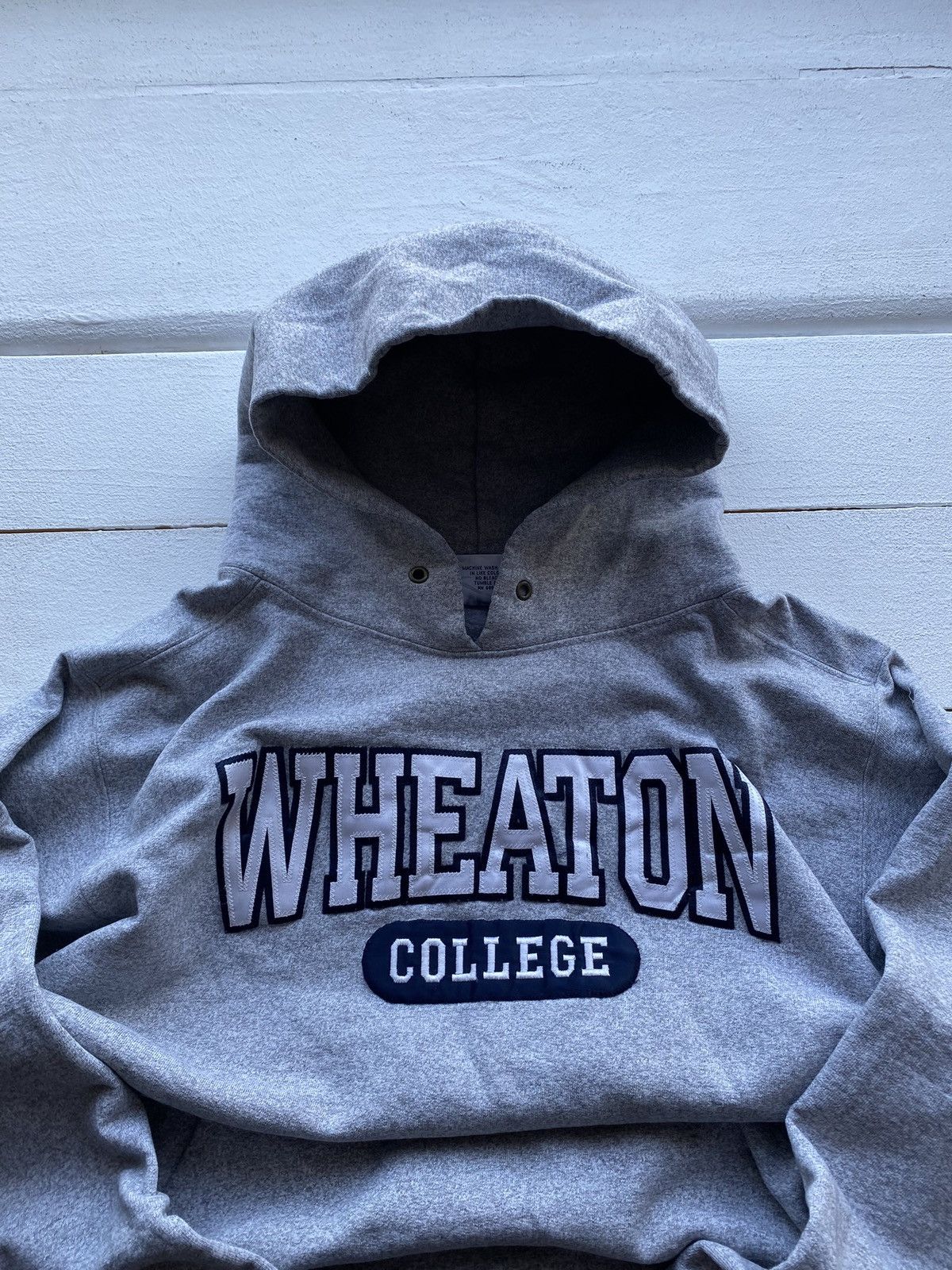 Other × Vintage 90s Wheaton College Illinois State USA Oversized Hoodie Size US S / EU 44-46 / 1 - 2 Thumbnail