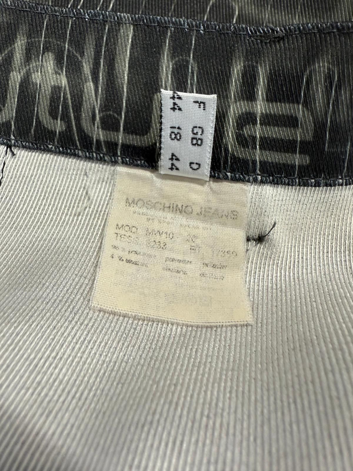 Moschino 00's Moschino Jeans Text Script Straight-Leg-Pant Size 30" / US 8 / IT 44 - 9 Thumbnail