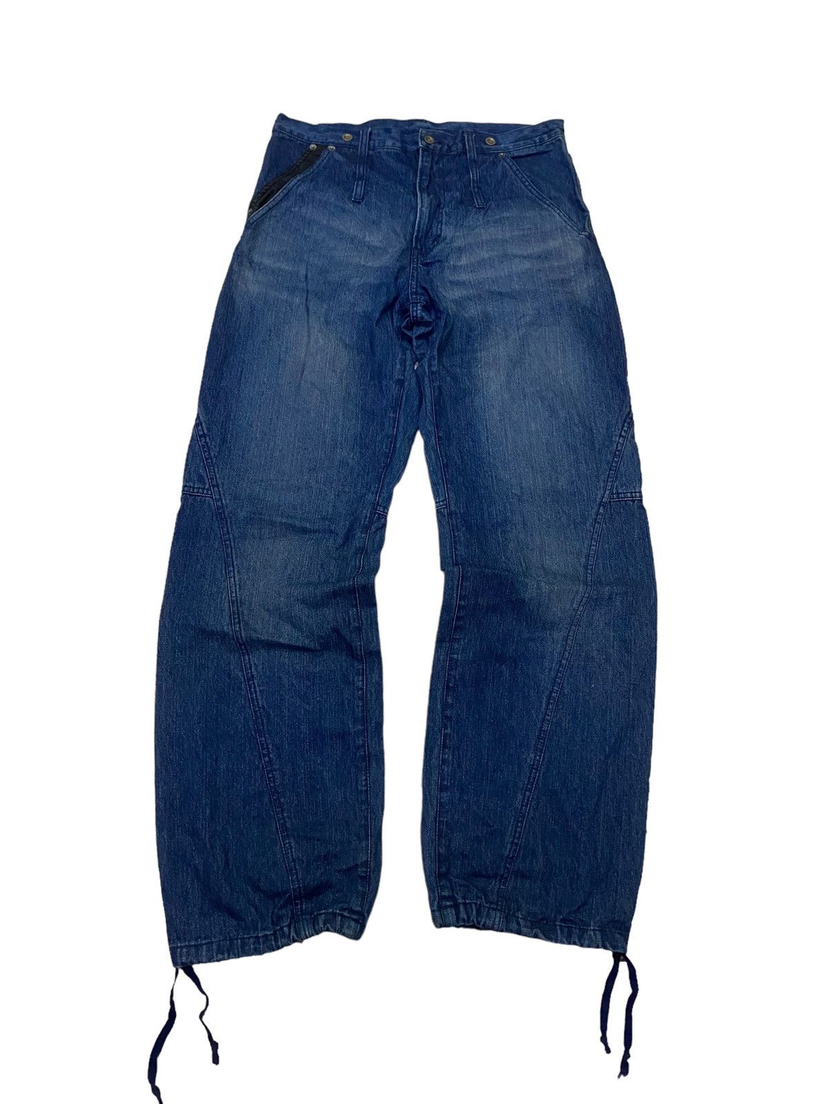 PPFM 💥Avant Garde PPFM Indigo Blue Cargo Pant Size US 33 - 2 Thumbnail