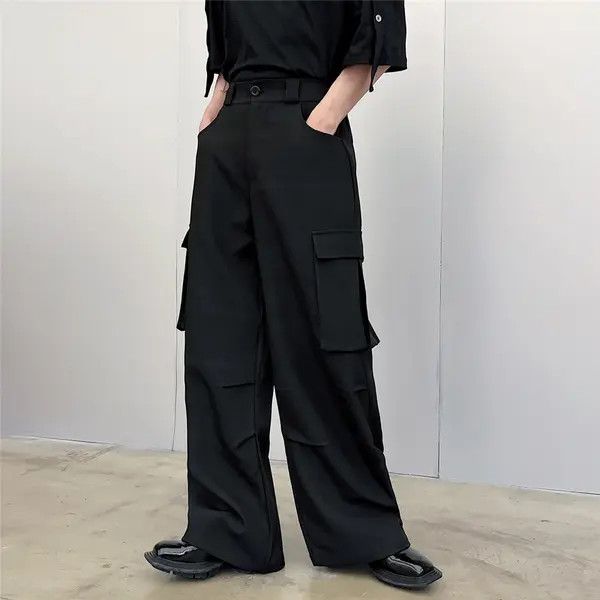 Japanese Brand VIBE Japanese Style Baggy Cargo Pocket Pants Size US 32 / EU 48 - 5 Thumbnail