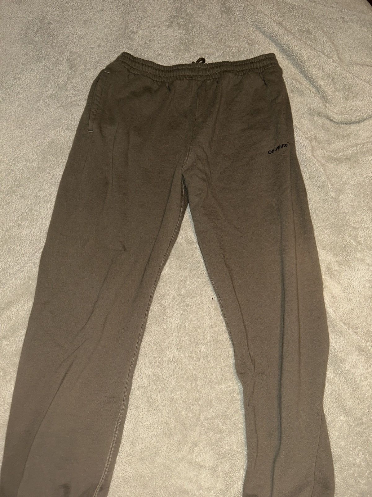 image of Off White 2013 Off-White Green Sweatpants, Men's (Size 31)