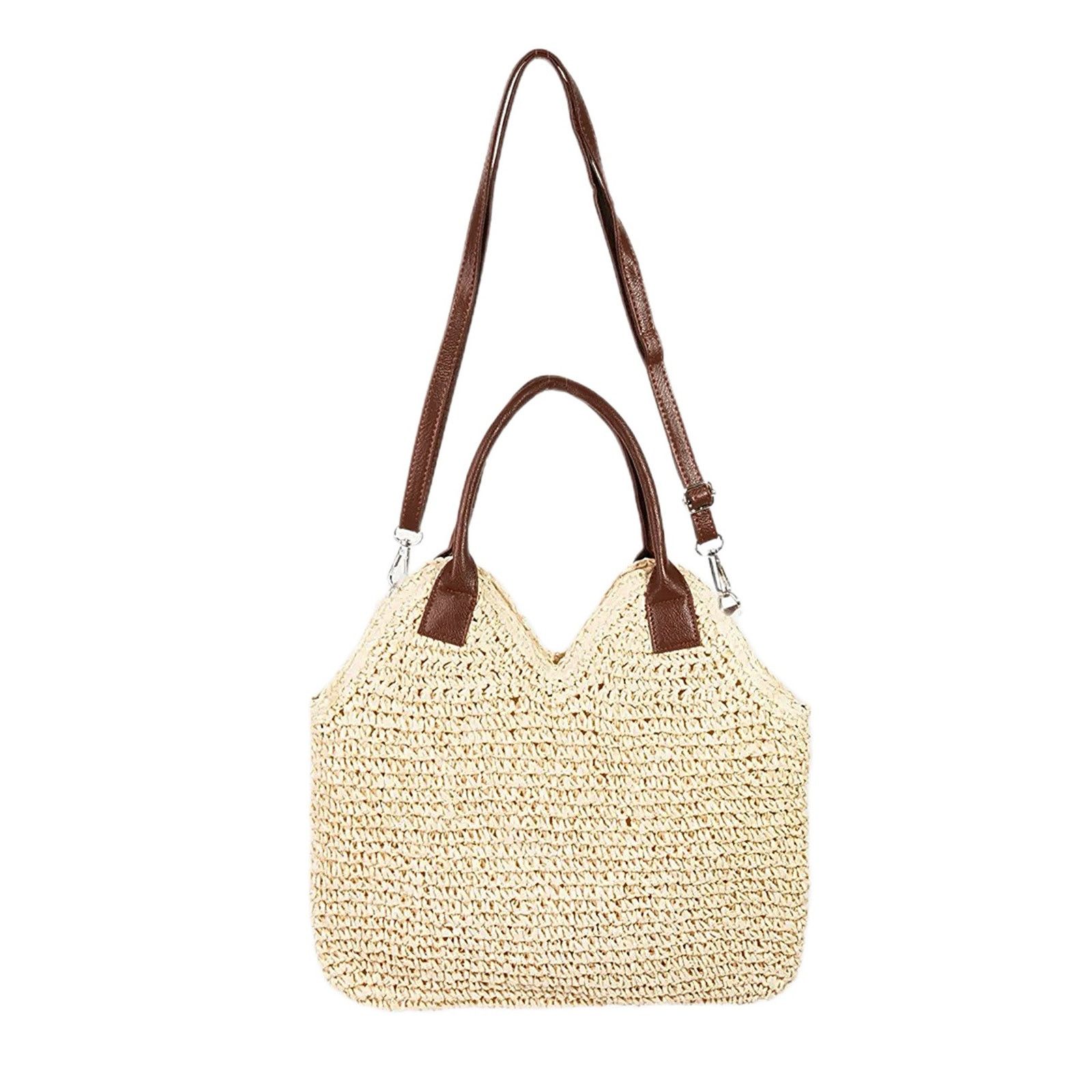 Other Fame Straw Braided Faux Leather Strap Shoulder Bag Size ONE SIZE - 1 Thumbnail