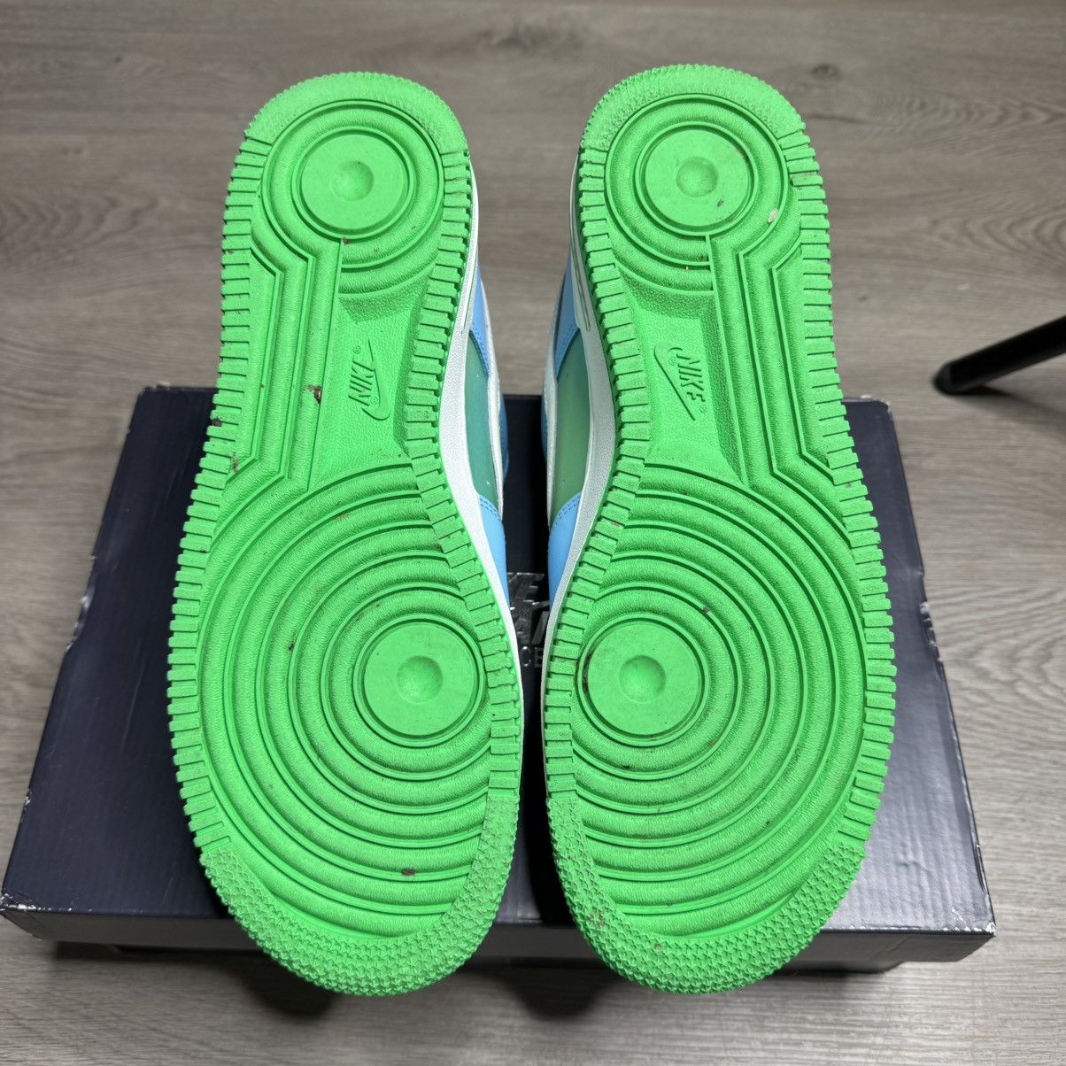 Nike Nike Air Force 1 Low ‘07 - Aquarius Blue Vapor Green (2024) Size US 9.5 / EU 42-43 - 11 Thumbnail