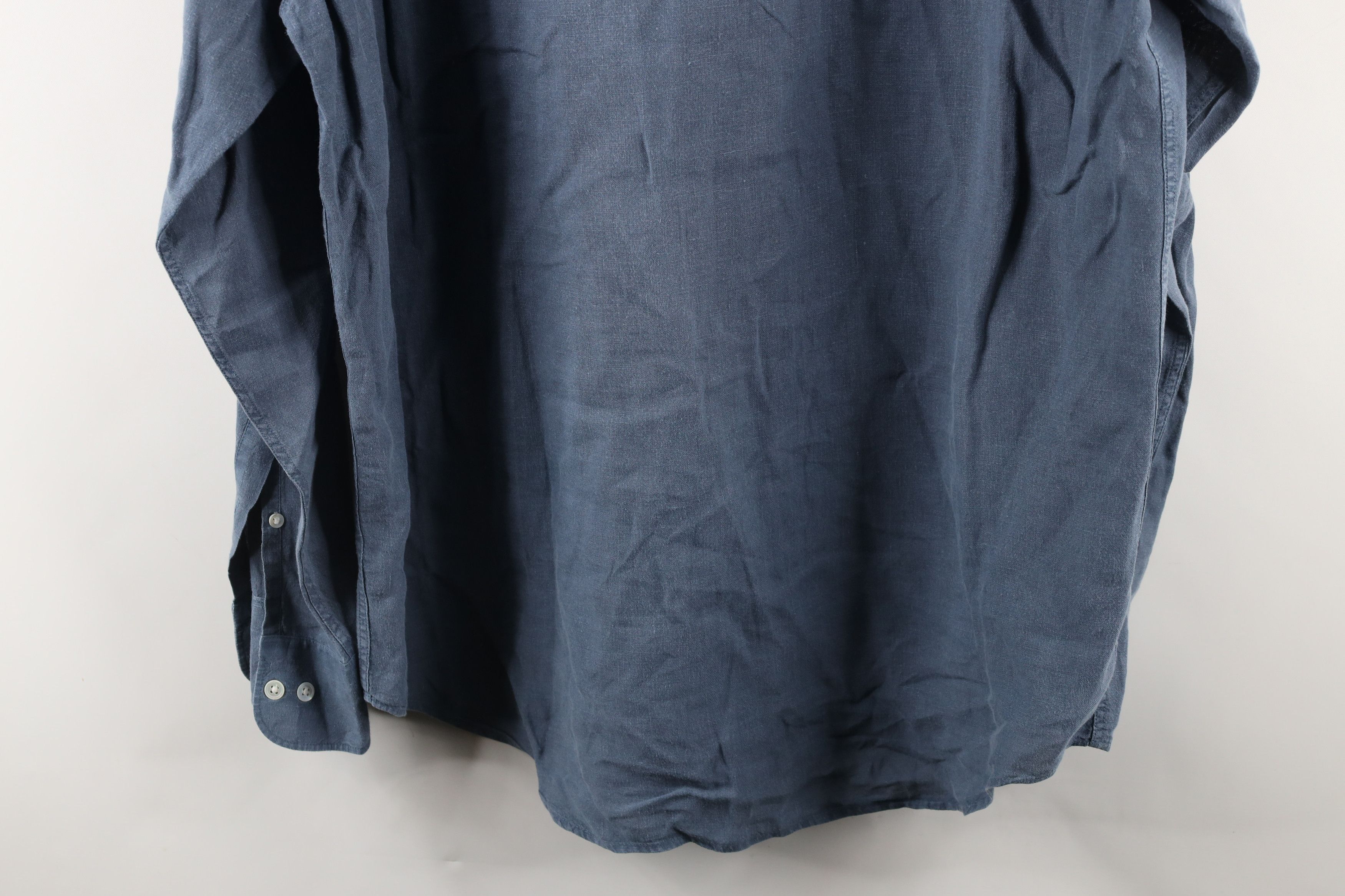 Vintage Vintage 80s 90s Banana Republic Linen Collared Button Shirt Size US L / EU 52-54 / 3 - 8 Thumbnail