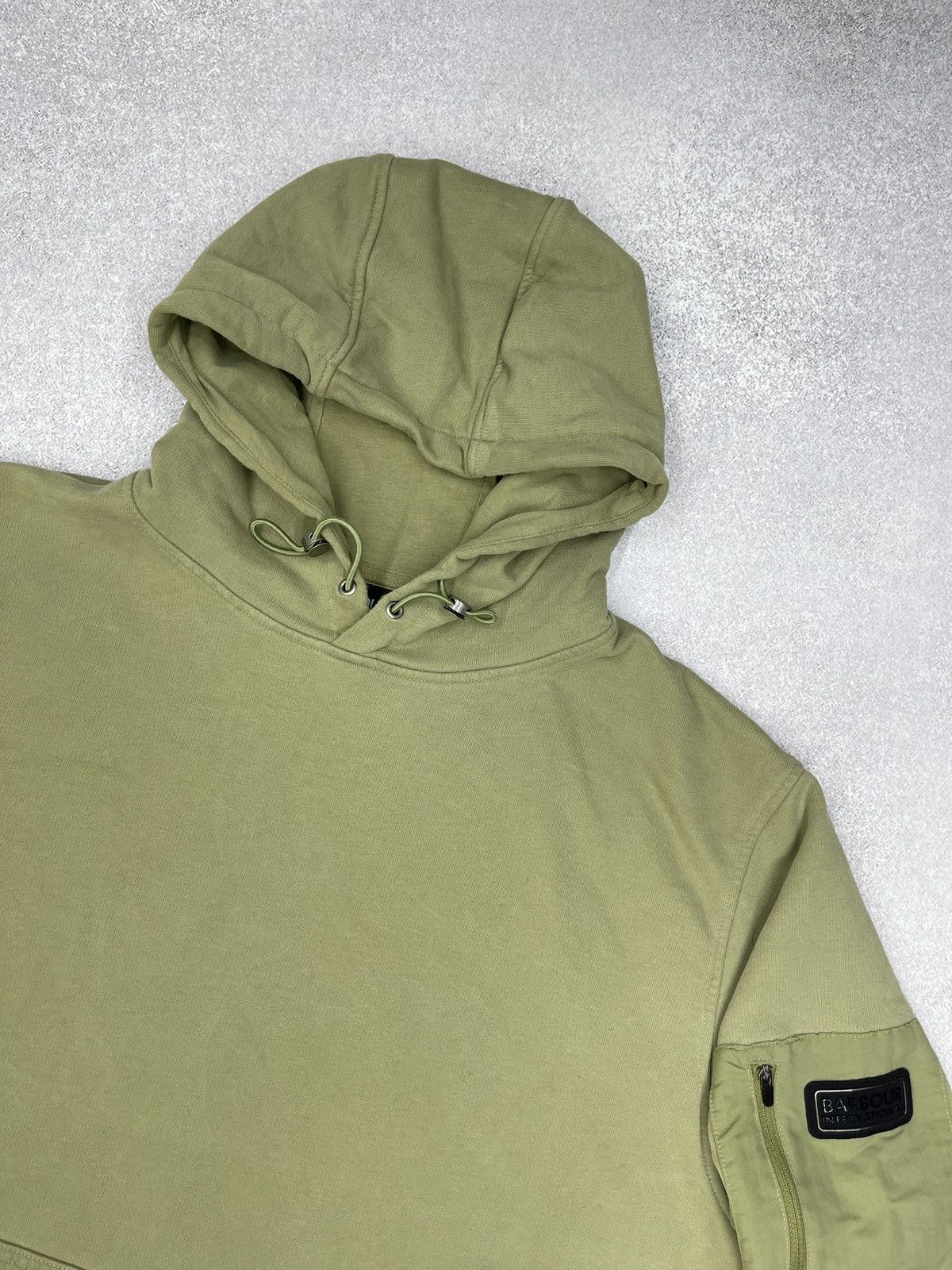 Barbour Mens Barbour International Ewan Hoodie Olive Size US XL / EU 56 / 4 - 5 Thumbnail