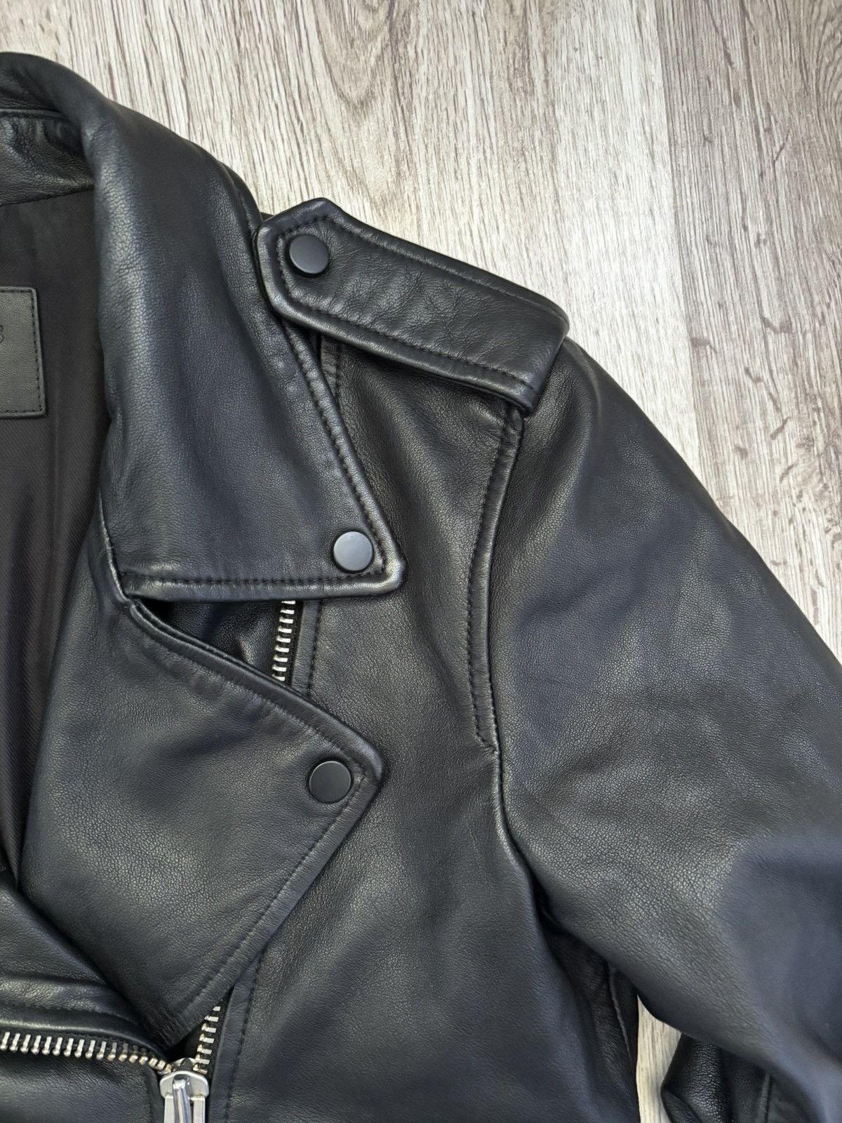 Allsaints All Saints BALFERN LEATHER BIKER JACKET Size M / US 6-8 / IT 42-44 - 7 Thumbnail