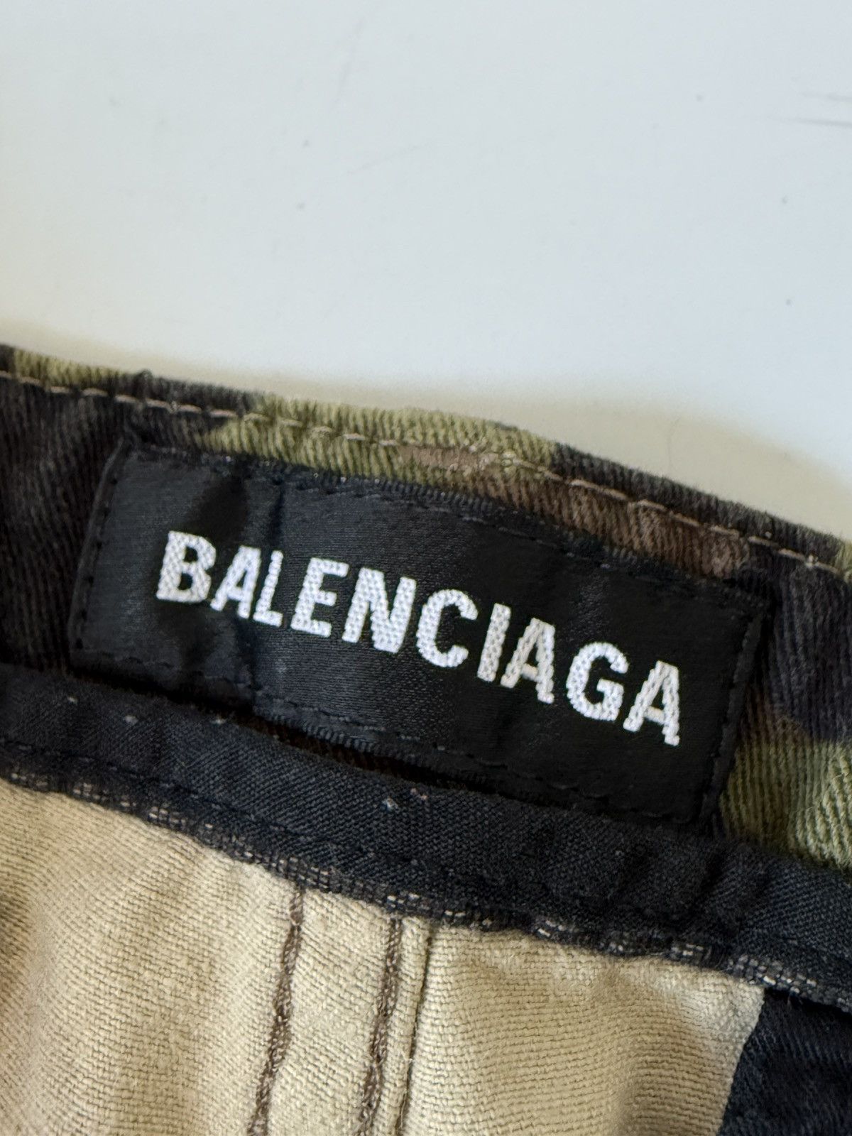 Balenciaga Balenciaga Camouflage Woodland Green Cargo Pants Size US 35 - 5 Thumbnail