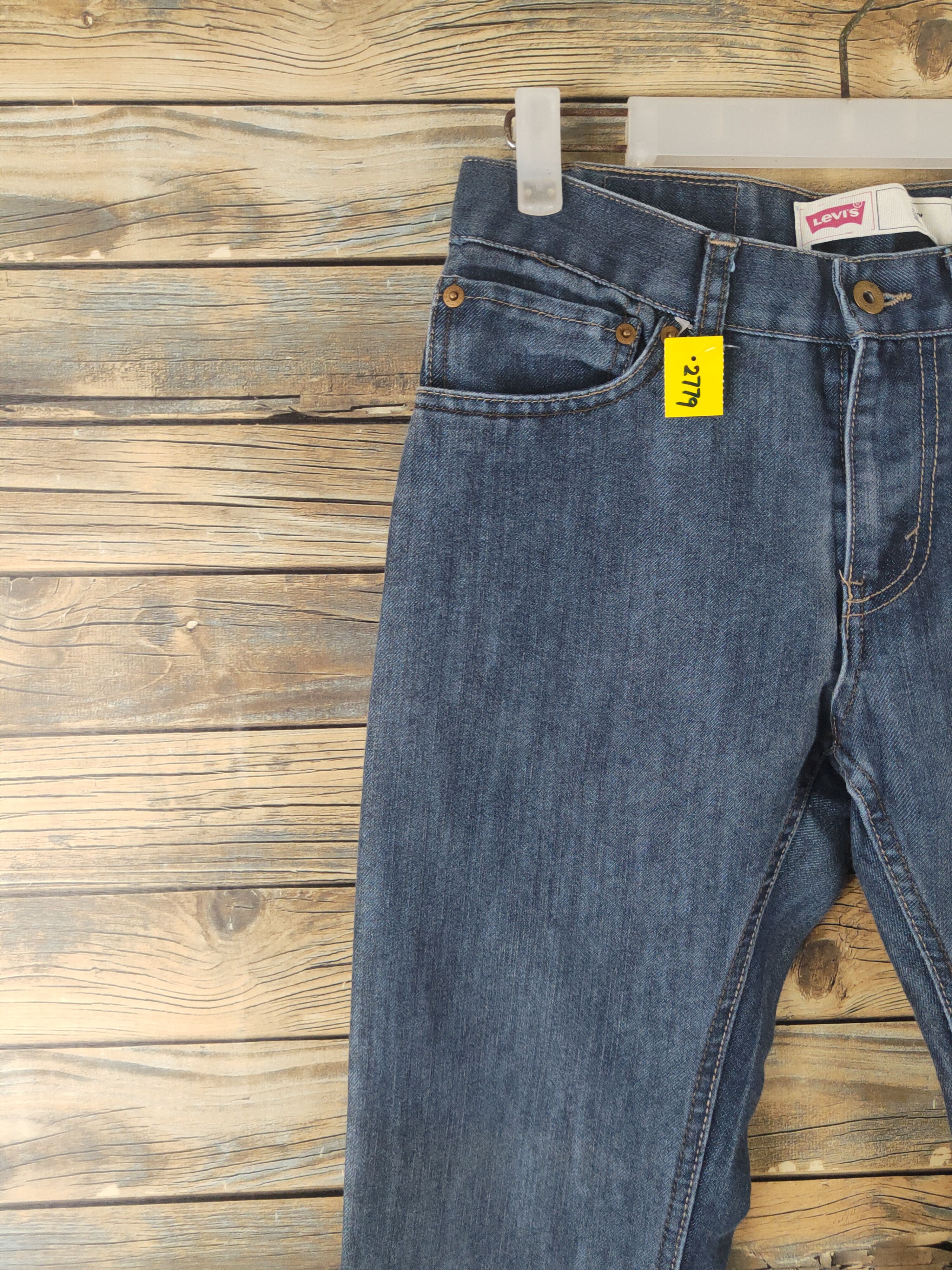 Levi's DL Levi's Dark Blue Distressed Ripped Jeans #2779 Size 28" / US 6 / IT 42 - 3 Thumbnail