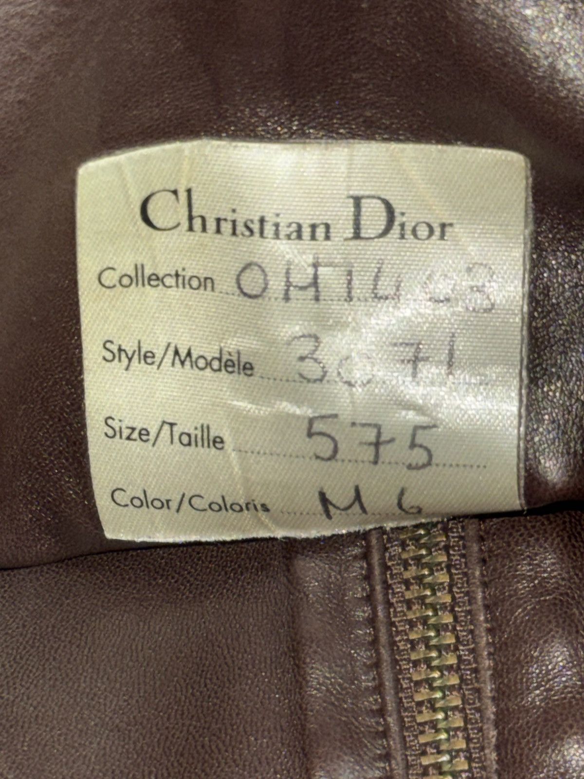 Dior Christian Dior Runway Sample FW2000 by John Galliano Size 26" / US 2 / IT 38 - 3 Thumbnail