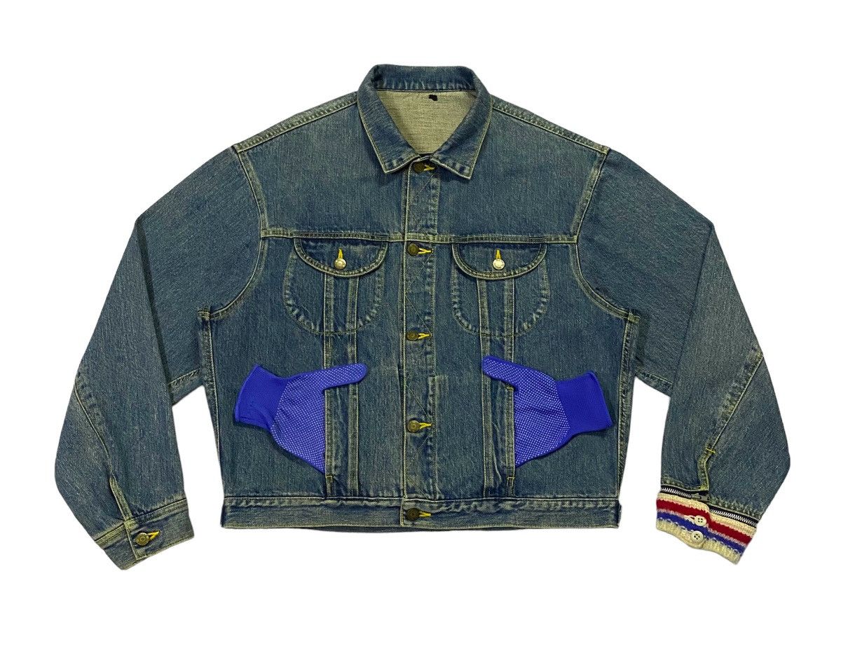 Hysteric Glamour Hysteric Glamour Paris Knit Patch Elfen Logo Denim Jacket Size US L / EU 52-54 / 3 - 3 Thumbnail