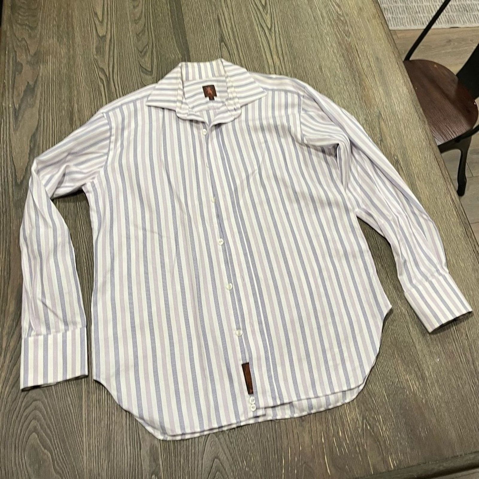 Vintage Chelsea By Robert Talbott Dress Shirt Long Sleeves L 16 Size US L / EU 52-54 / 3 - 1 Thumbnail