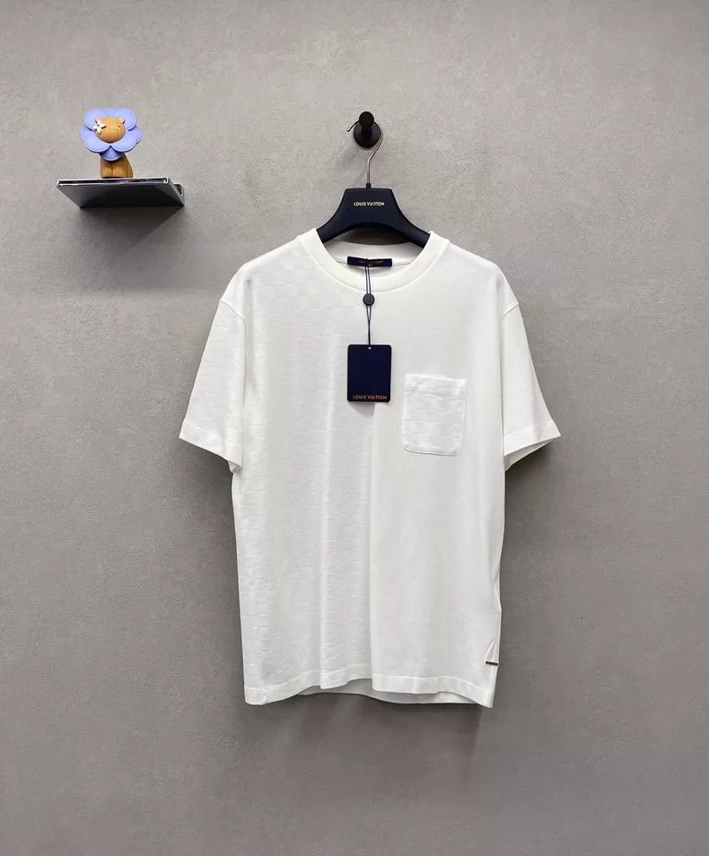 Louis Vuitton Louis Vuitton Dark checkerboard jacquard short sleeves Size US S / EU 44-46 / 1 - 1 Thumbnail