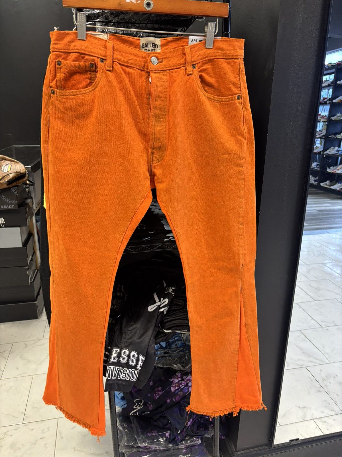 Gallery Dept. Gallery Dept. Orange LA Flare jeans Size US 32 / EU 48 - 2 Thumbnail