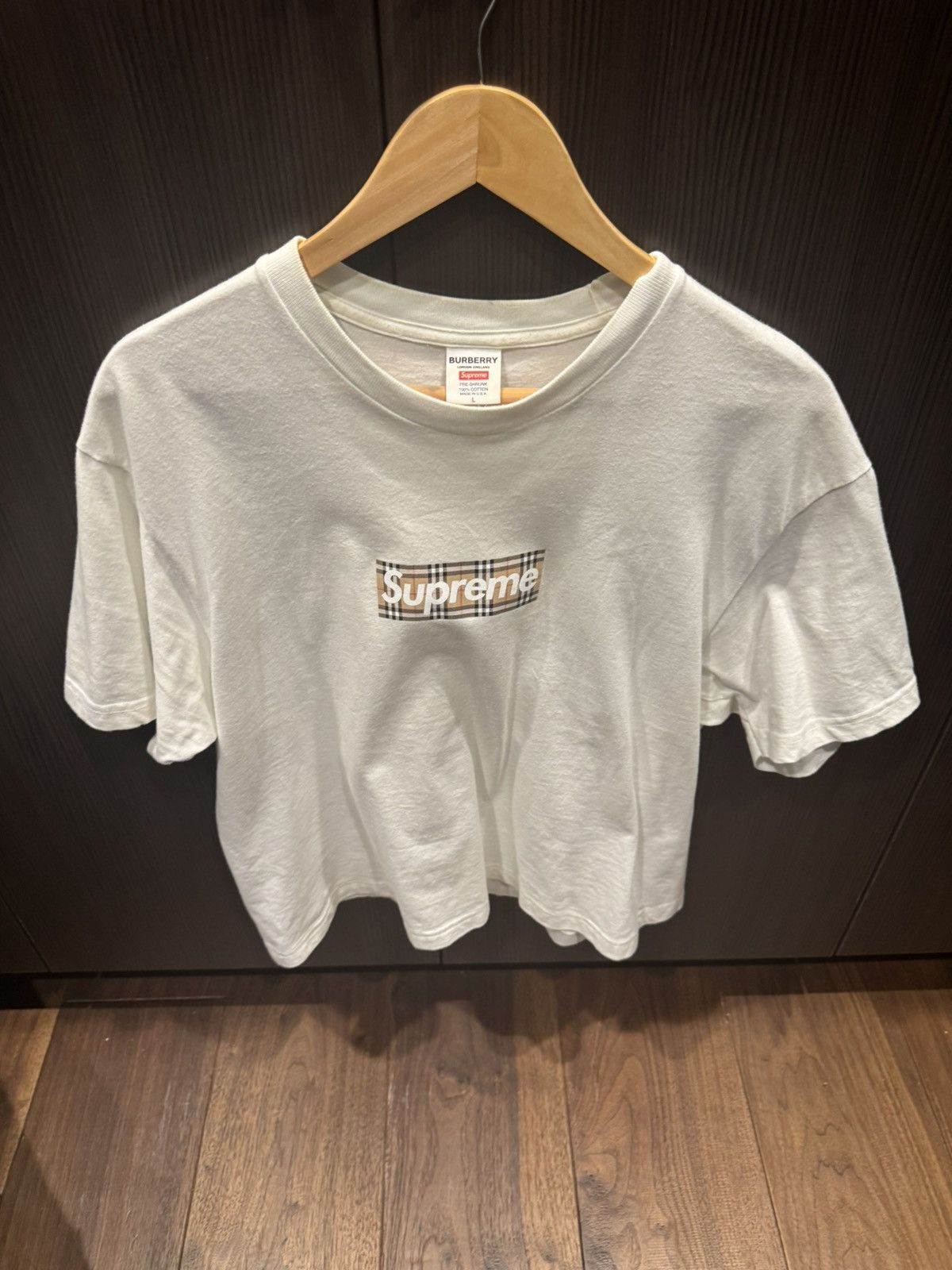 Supreme SUPREME x BURBERRY (T-Shirt) Size US M / EU 48-50 / 2 - 1 Thumbnail