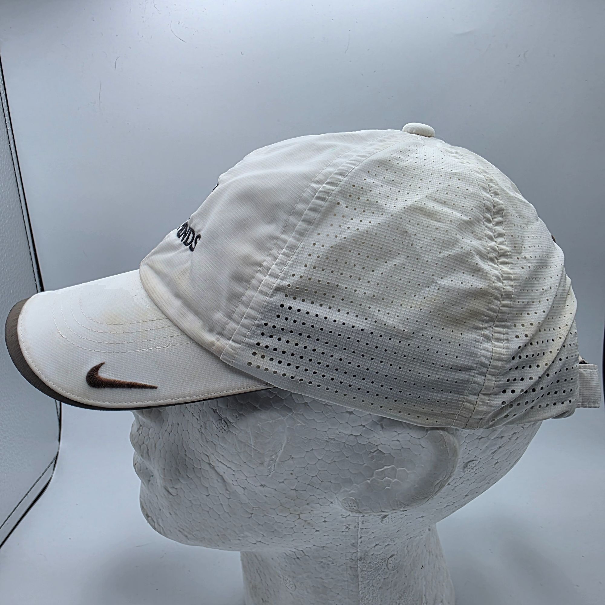 Nike Nike Adjustable White Baseball Cap Pacific Funds Athletic Ou Size ONE SIZE - 2 Thumbnail