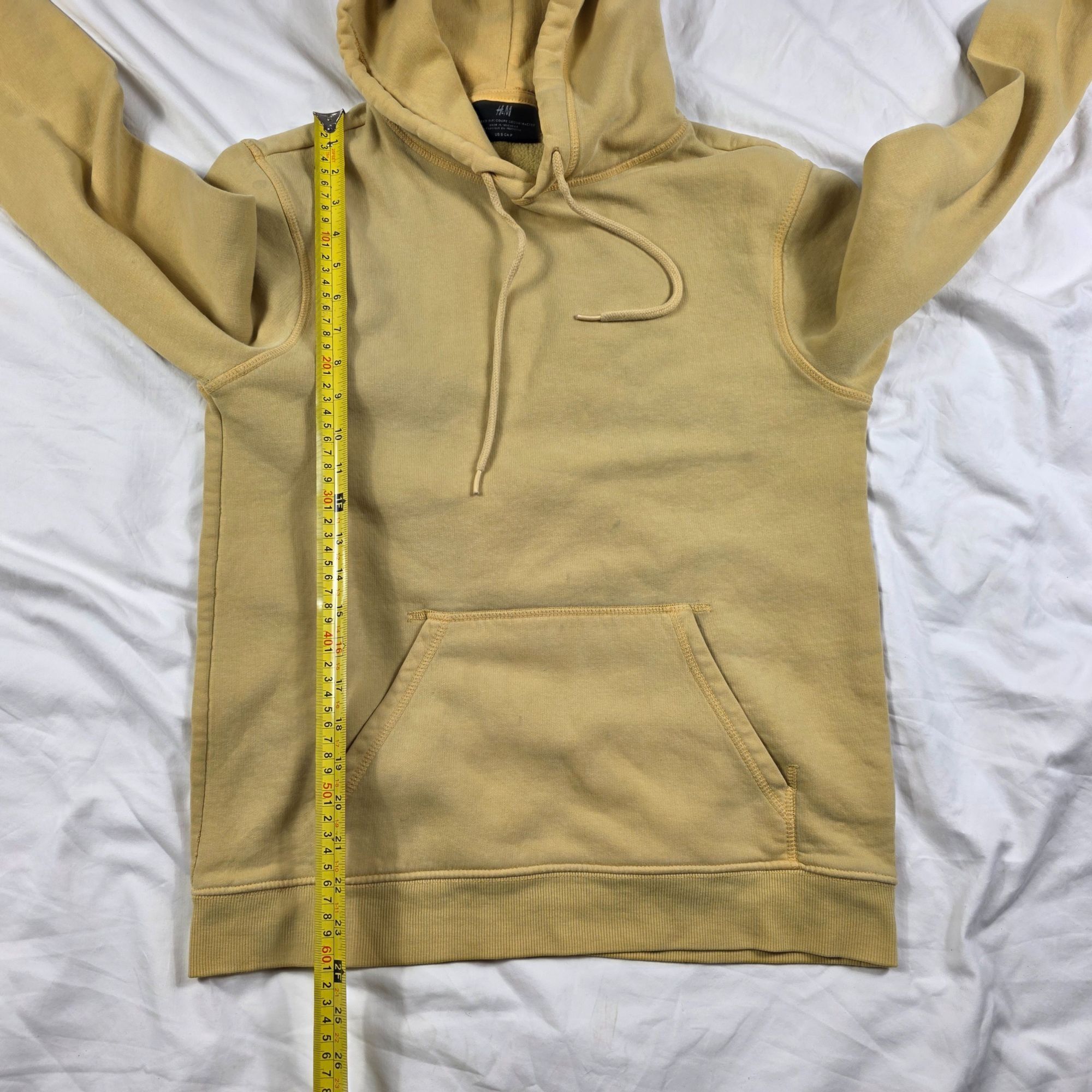 H&M H&M Relaxed Fit Mens Size Small Yellow Pullover Casual Sweat Size US S / EU 44-46 / 1 - 8 Thumbnail
