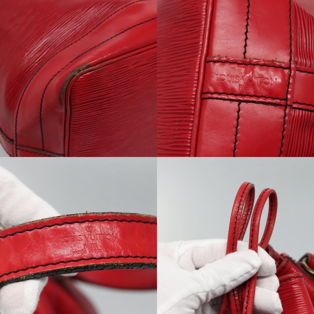Louis Vuitton LOUIS VUITTON Epi Noe Shoulder Bag Red M44007 Size ONE SIZE - 11 Thumbnail