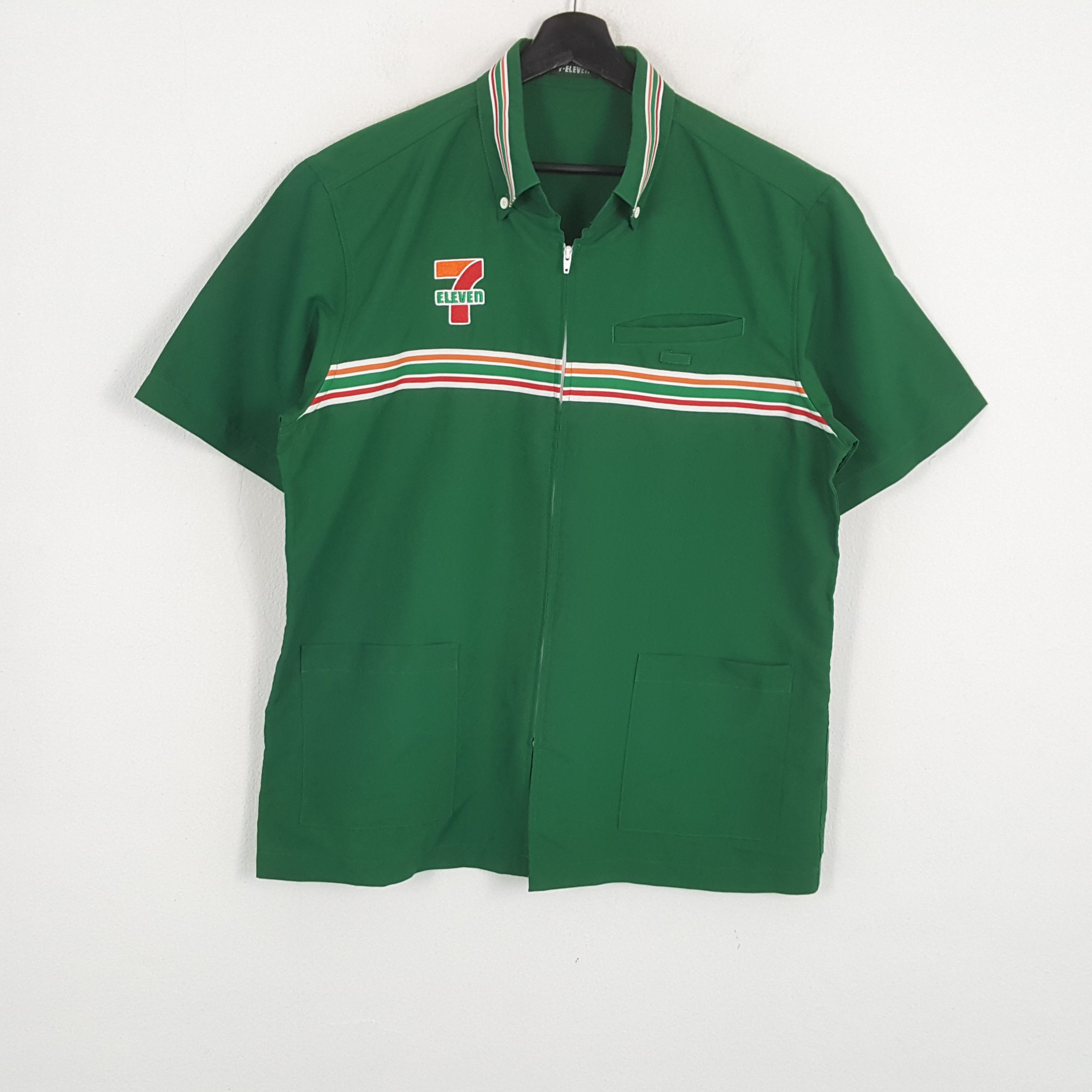 Japanese Brand × Vintage 7 ELEVEn Japanese Workers Uniform Jacket Size US L / EU 52-54 / 3 - 3 Thumbnail