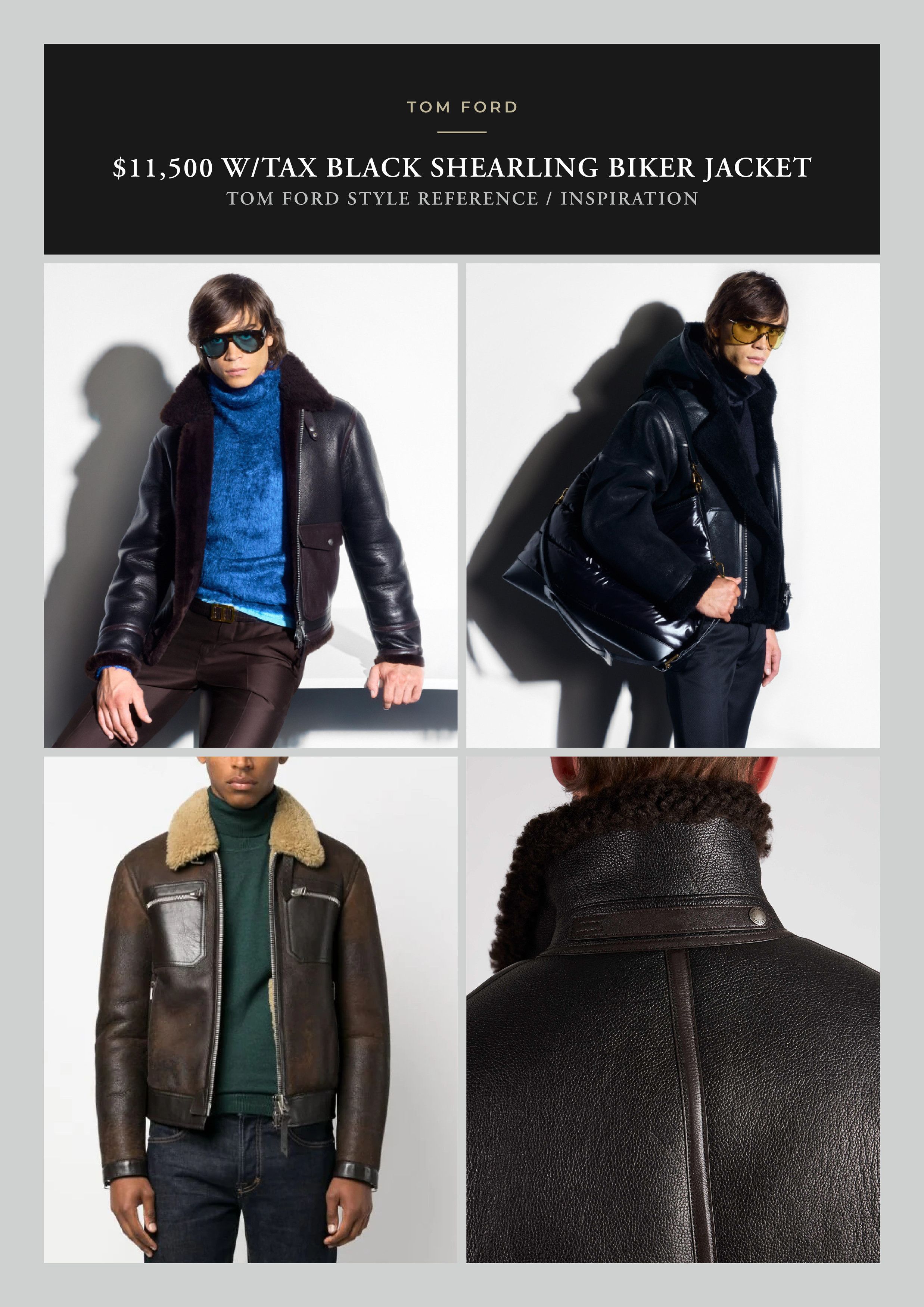 Tom Ford A Menswear Grail: Rare $11K Shearling Tailored To Perfection Size US L / EU 52-54 / 3 - 10 Thumbnail