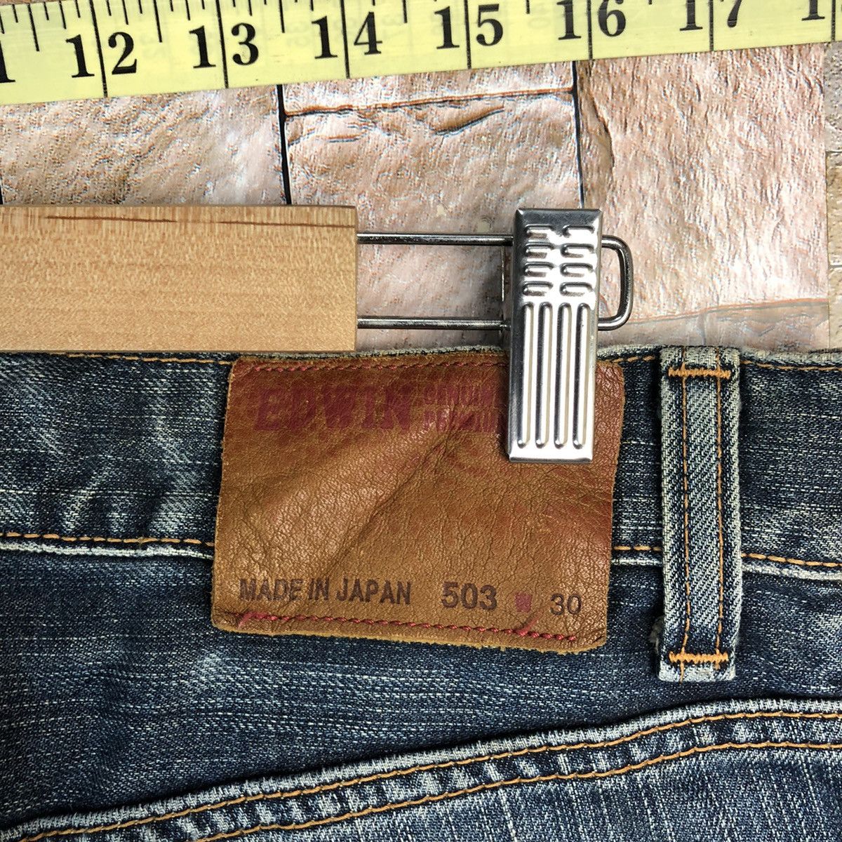 Edwin 503 Edwin Premium vintage faded Blue Denim Pants #7599 Size US 30 / EU 46 - 19 Thumbnail