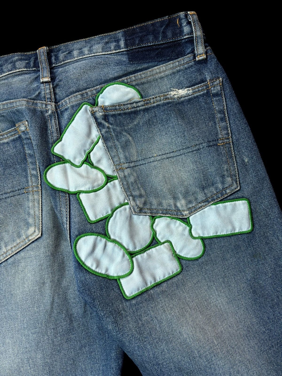 Undercover Undercover But Beautiful 58 Distressed Patchwork Denim Size US 30 / EU 46 - 9 Thumbnail