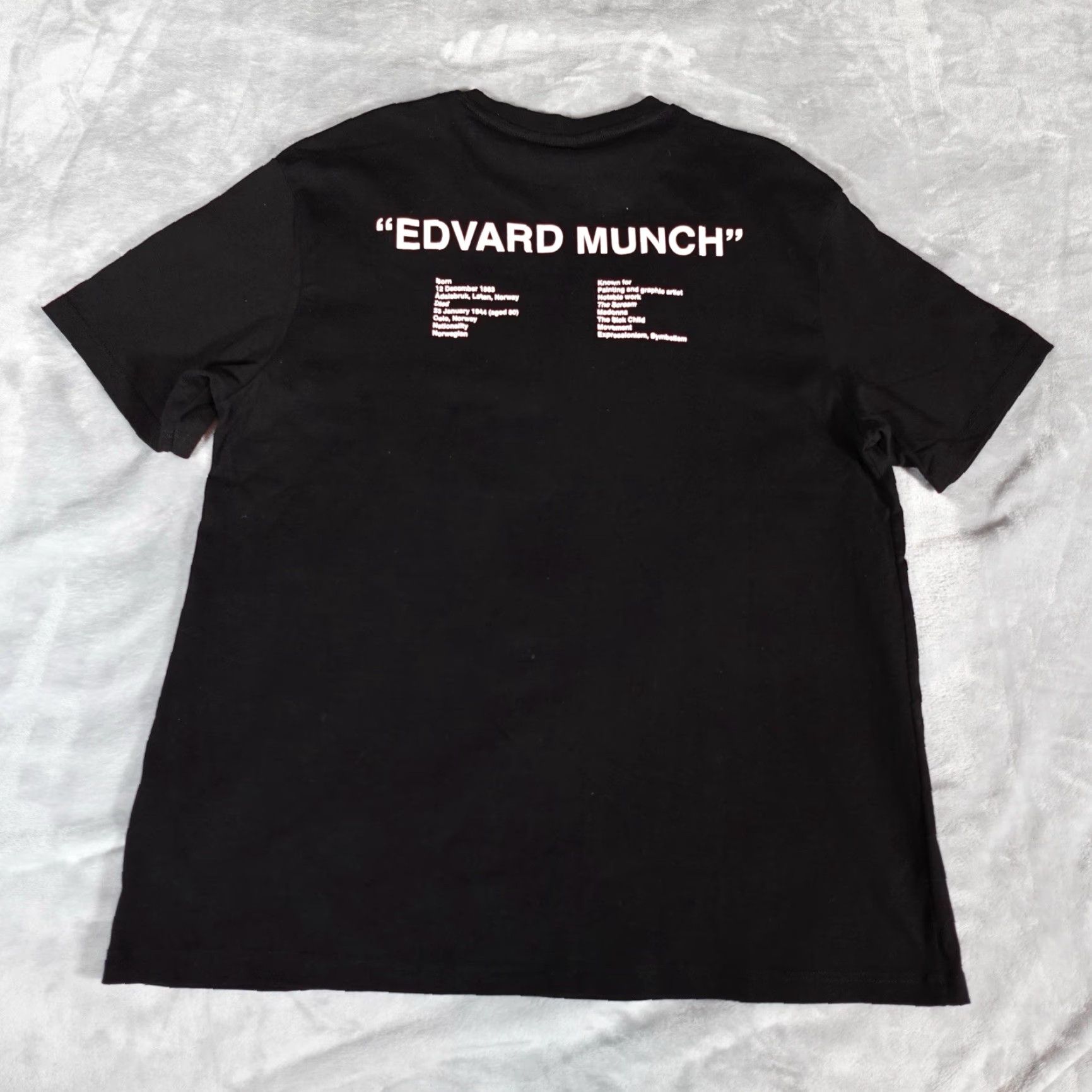 Vintage APOH The Scream Edvard Munch Art Graphic T-Shirt Mens XL Black Size US XL / EU 56 / 4 - 4 Thumbnail