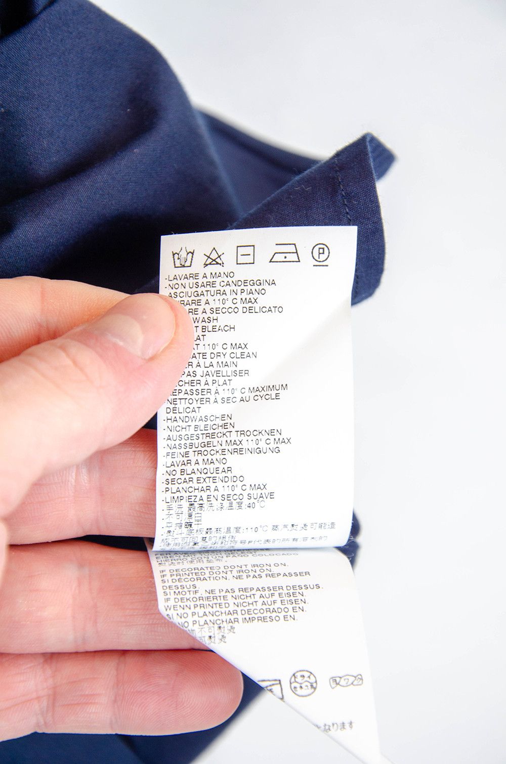 Viktor & Rolf Viktor & Rolf Panel Shirt Navy – Size IT48 Size 38R - 11 Thumbnail
