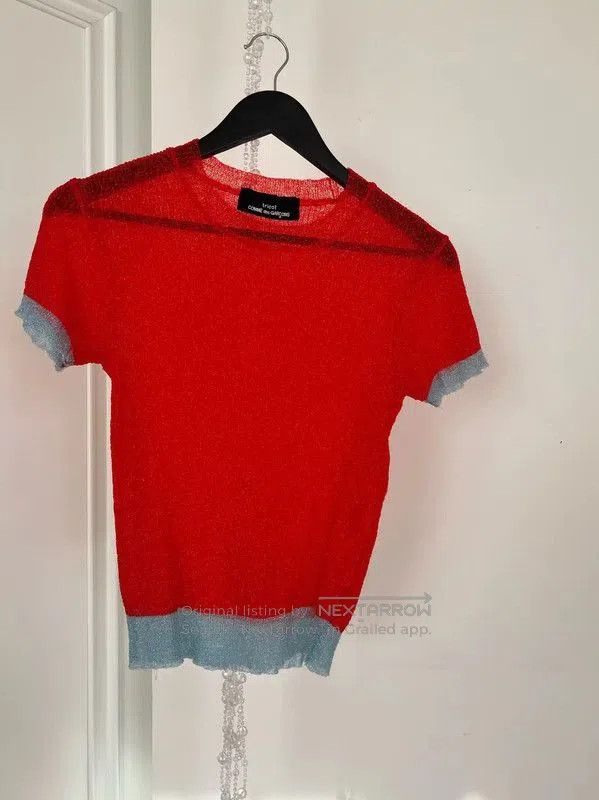 Comme des Garcons COMME des GARÇONS Red Short Sleeve T-Shirt . Size S / US 4 / IT 40 - 2 Thumbnail