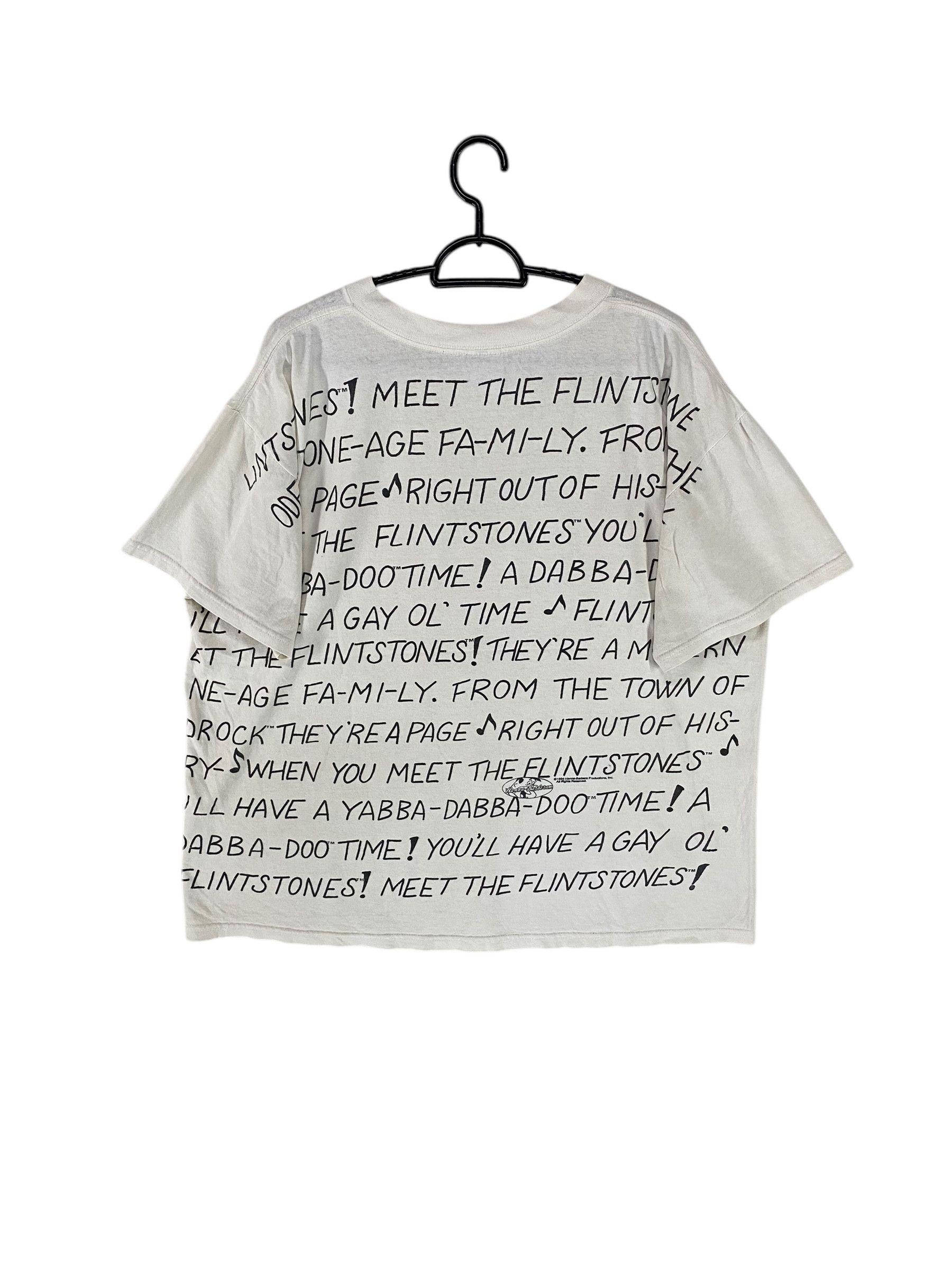 Cartoon Network × Vintage 90s The flintstones allover print shirt Size US XL / EU 56 / 4 - 2 Thumbnail