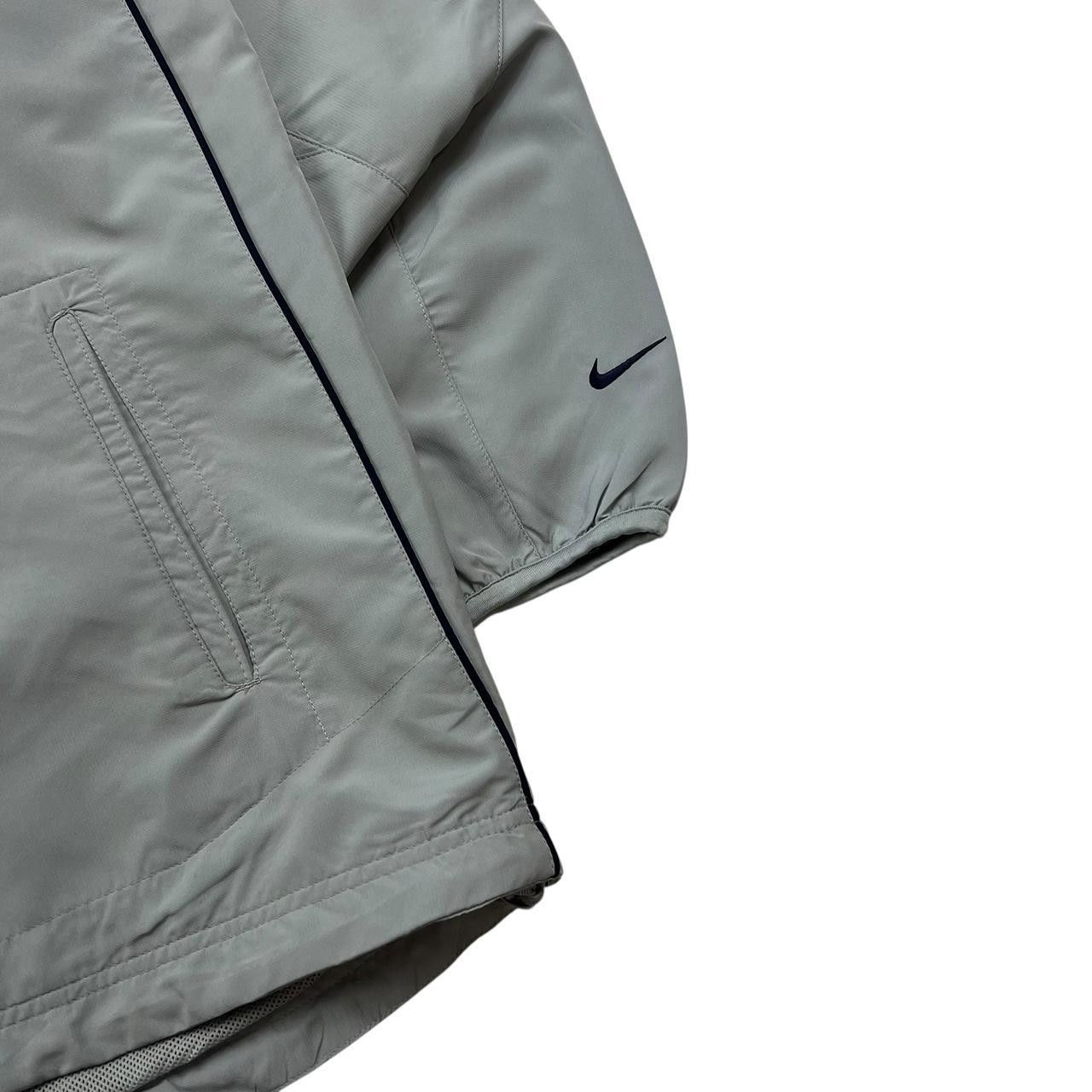Nike Vintage 2000s Nike Shox Zip Up Track Jacket Grey - Large Size US L / EU 52-54 / 3 - 3 Thumbnail