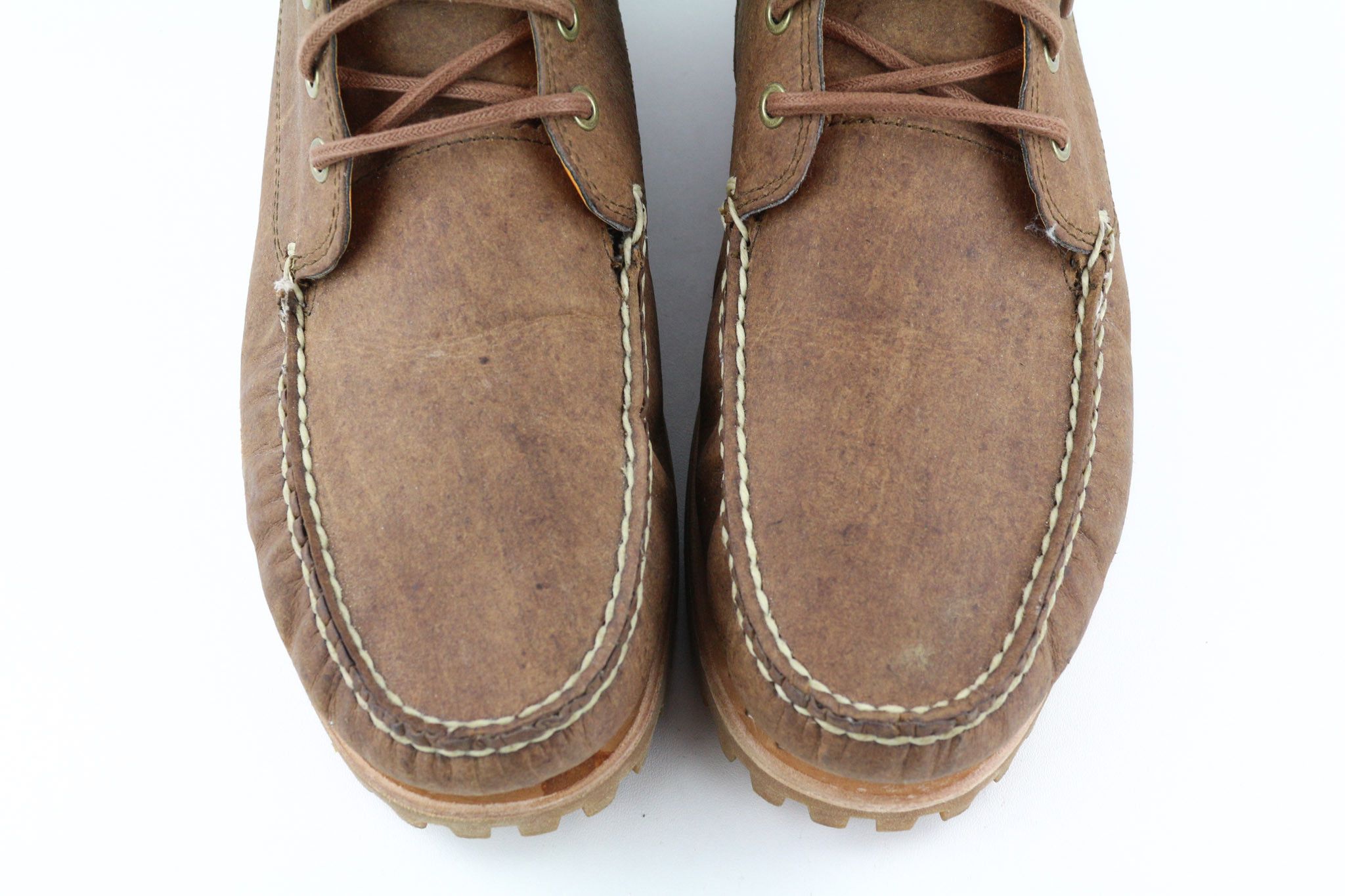 Timberland A2HB2 UK10.5 ReBOTL Leather Brown Pull Tab Boots 79910 Size US 11 / EU 44 - 4 Thumbnail